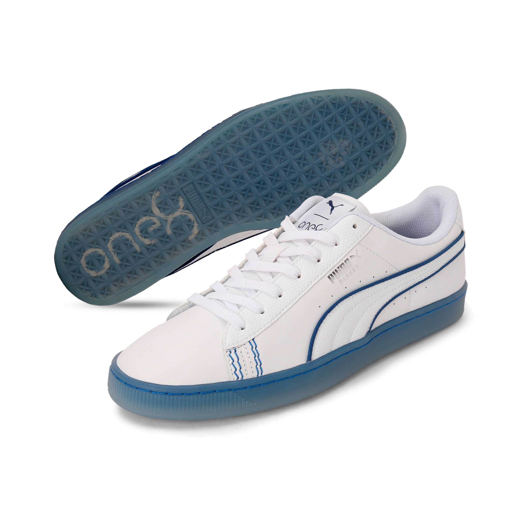puma basket one 8 white