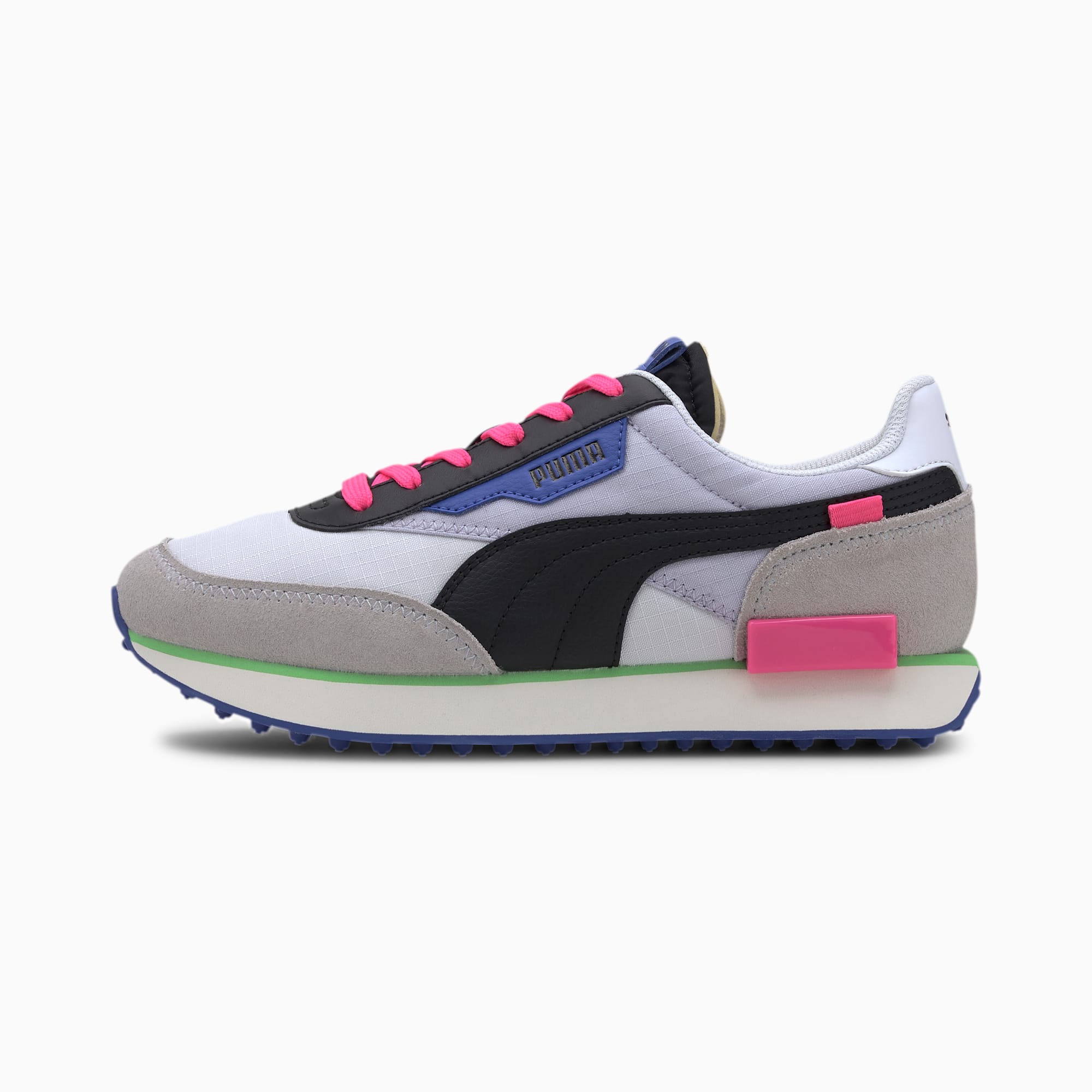 pink and gray pumas