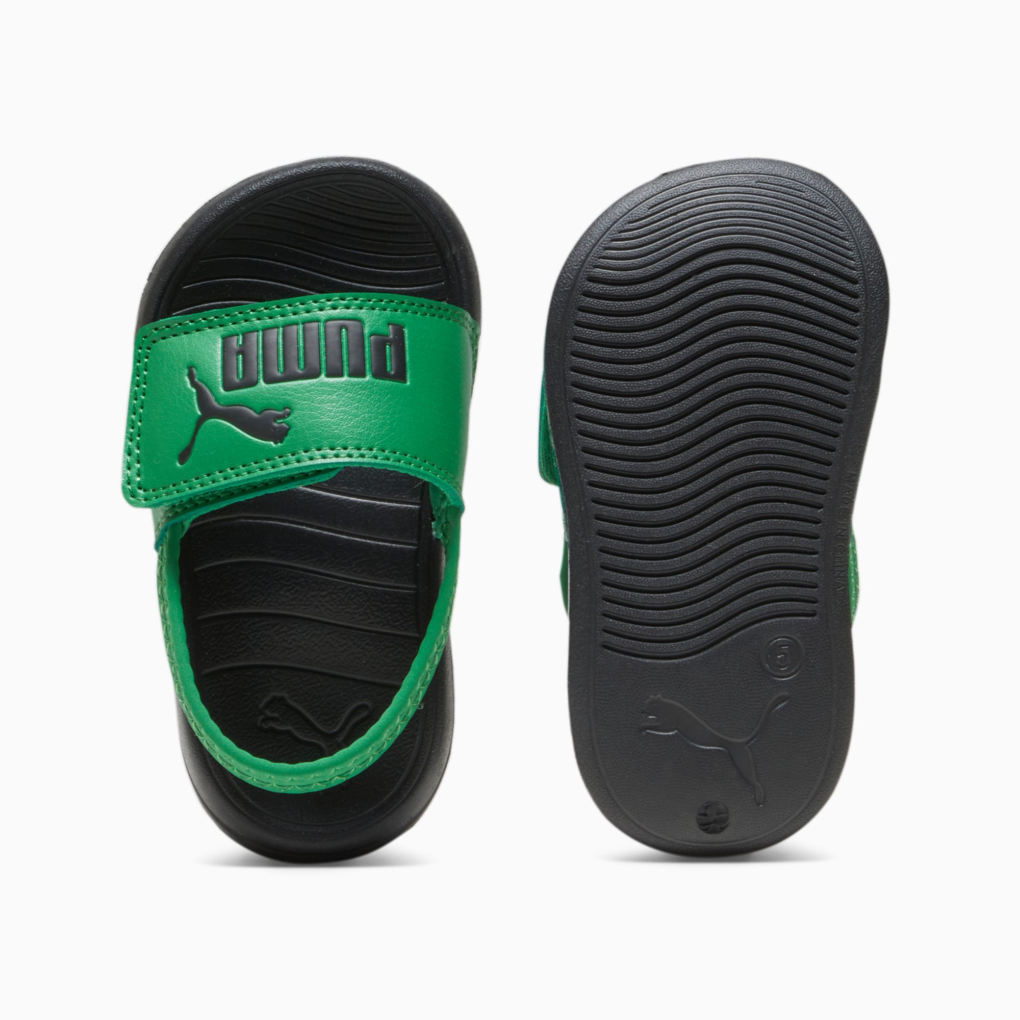 Popcat 20 Backstrap Babies Sandals Archive Green PUMA Black