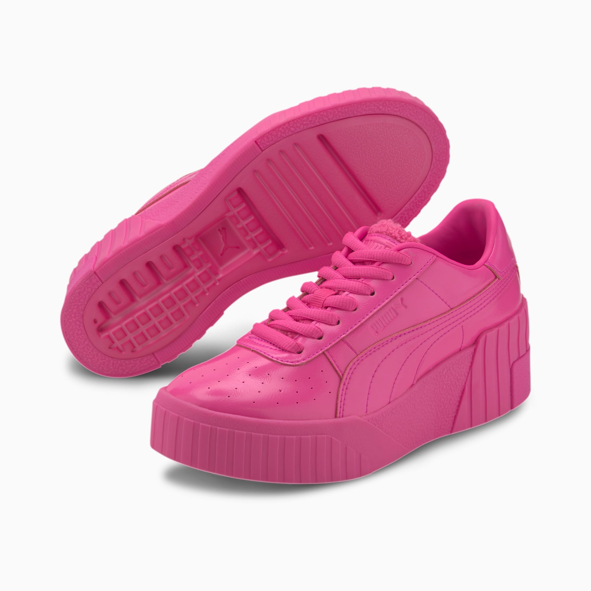 pink wedge trainers