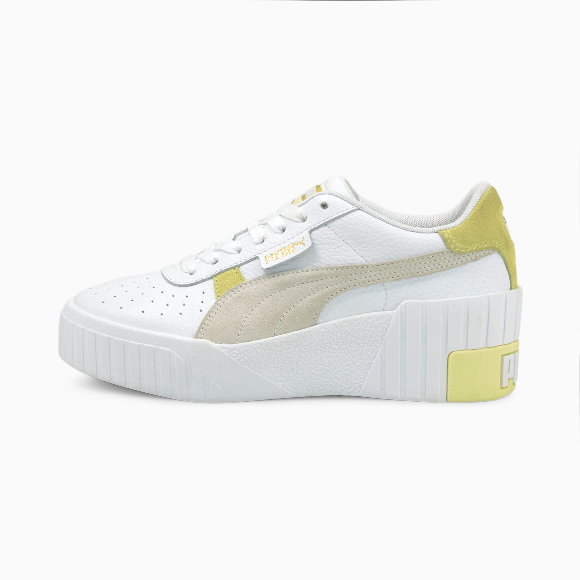 puma white with gold