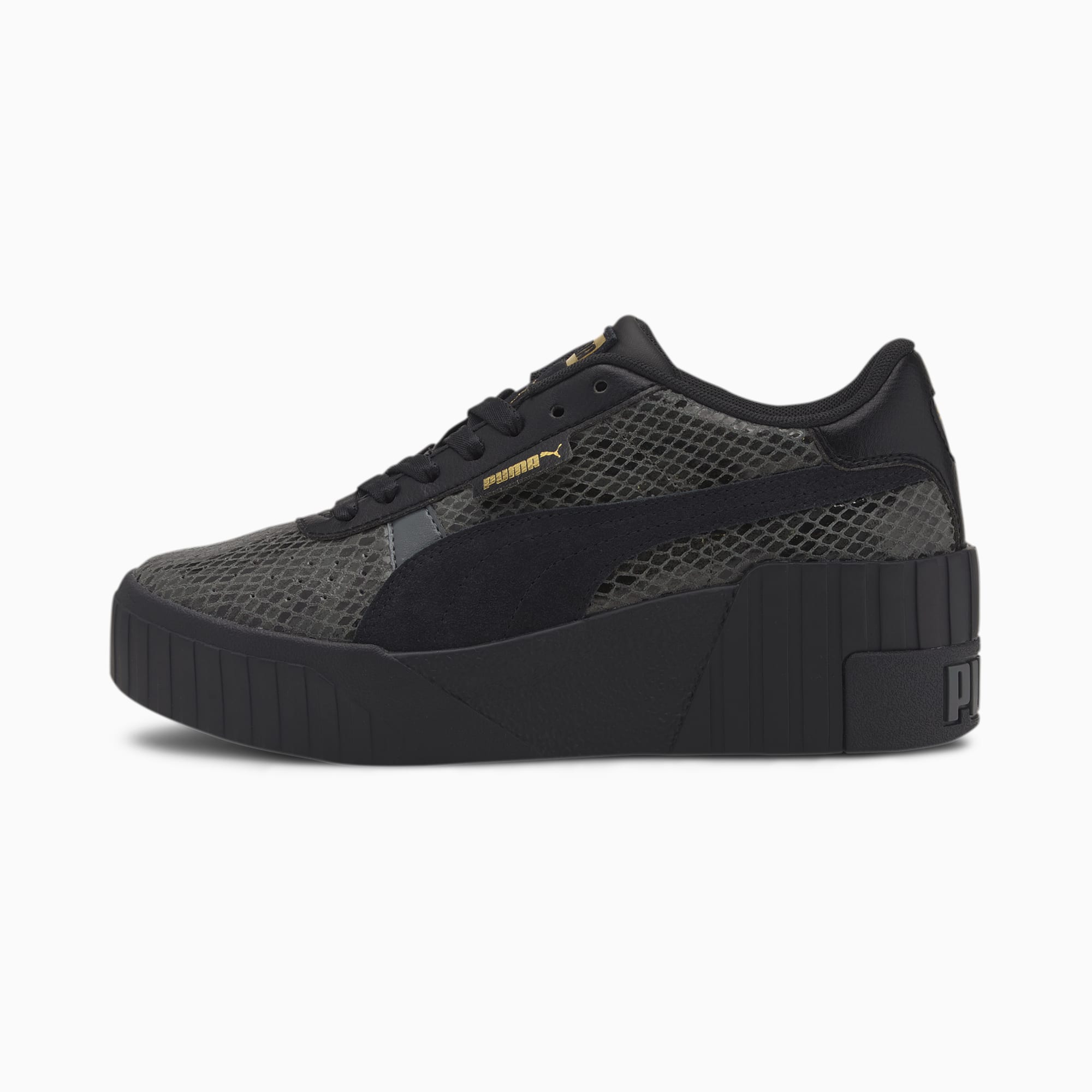 puma wedges sneakers black