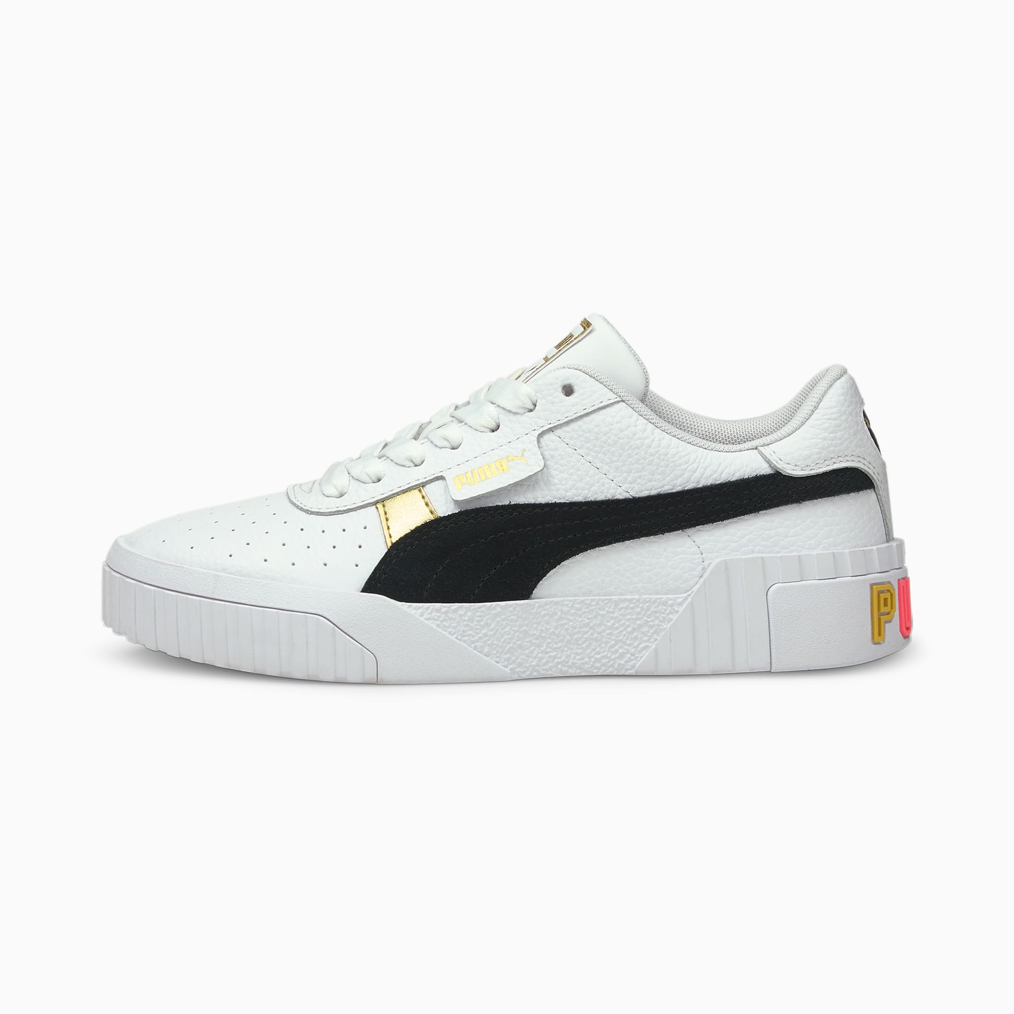 puma white cali trainers