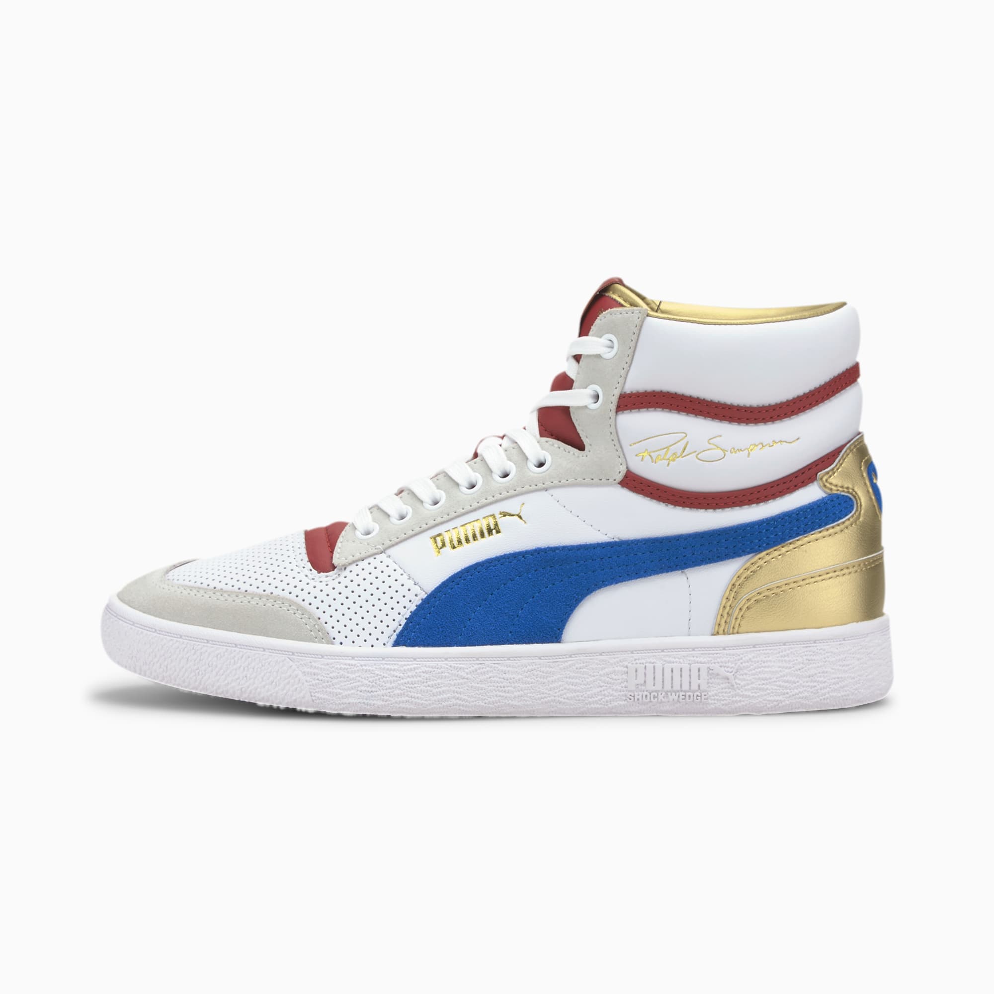 Ralph Sampson Royal Mid-Top Sneakers