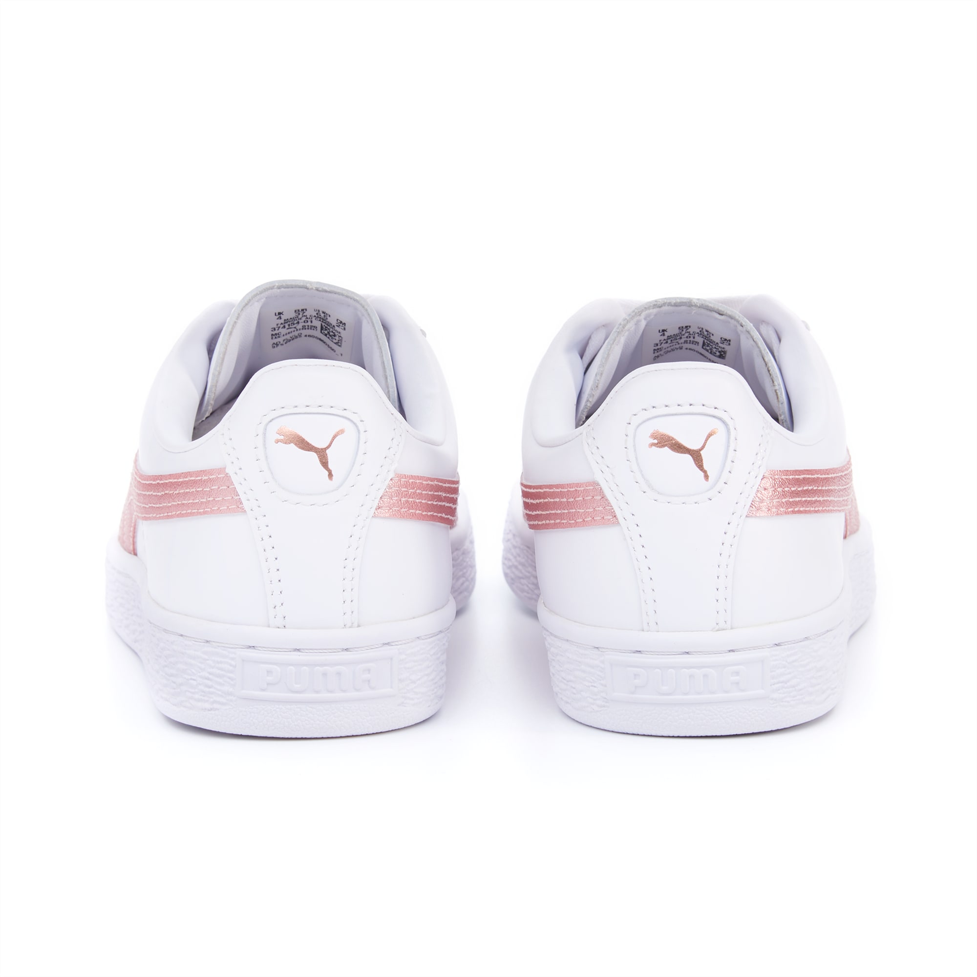 Puma basket classic white trainers womens top