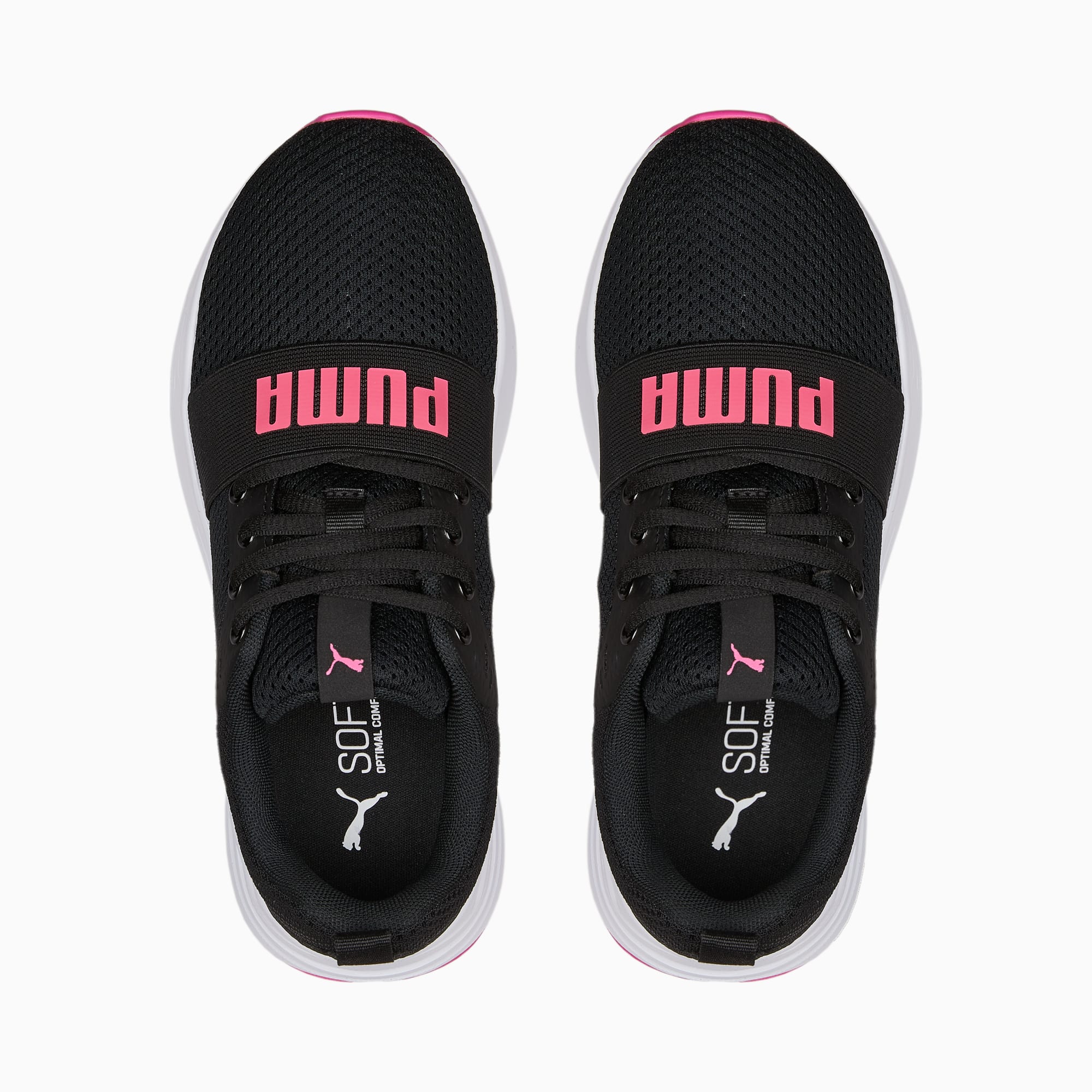 PUMA Kids Boys Transport Ac+ Slip On Running Sneakers Shoes - Black