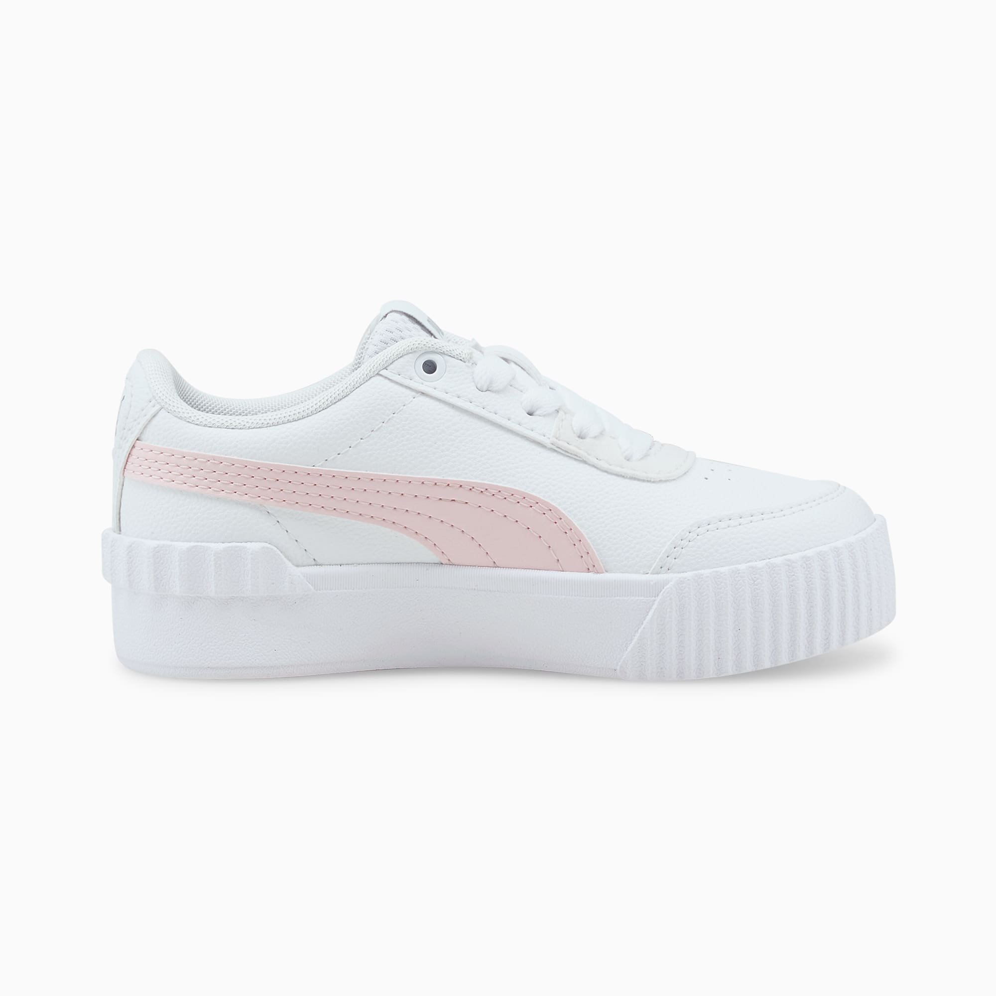White and pink puma trainers clearance