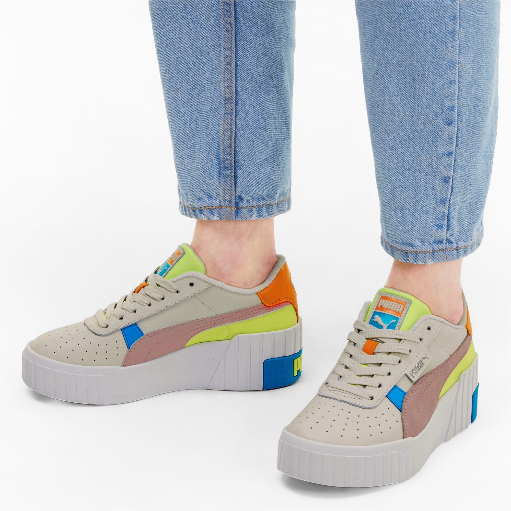 Puma cali wedge sneakers deals