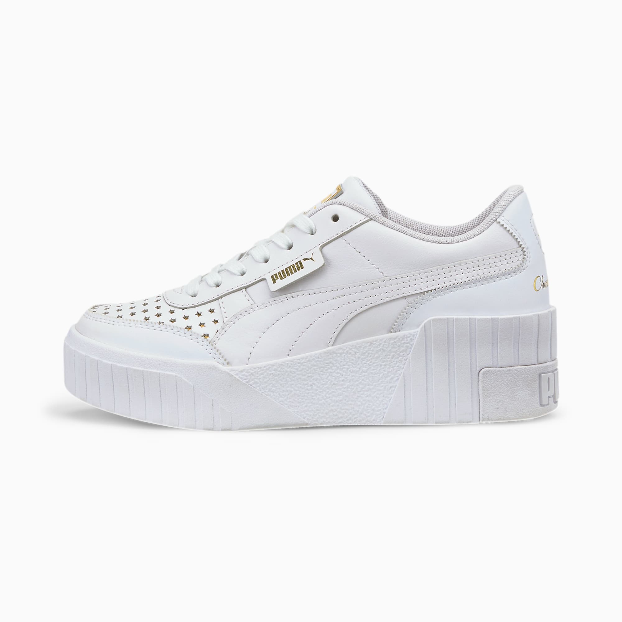 puma white slip on shoes