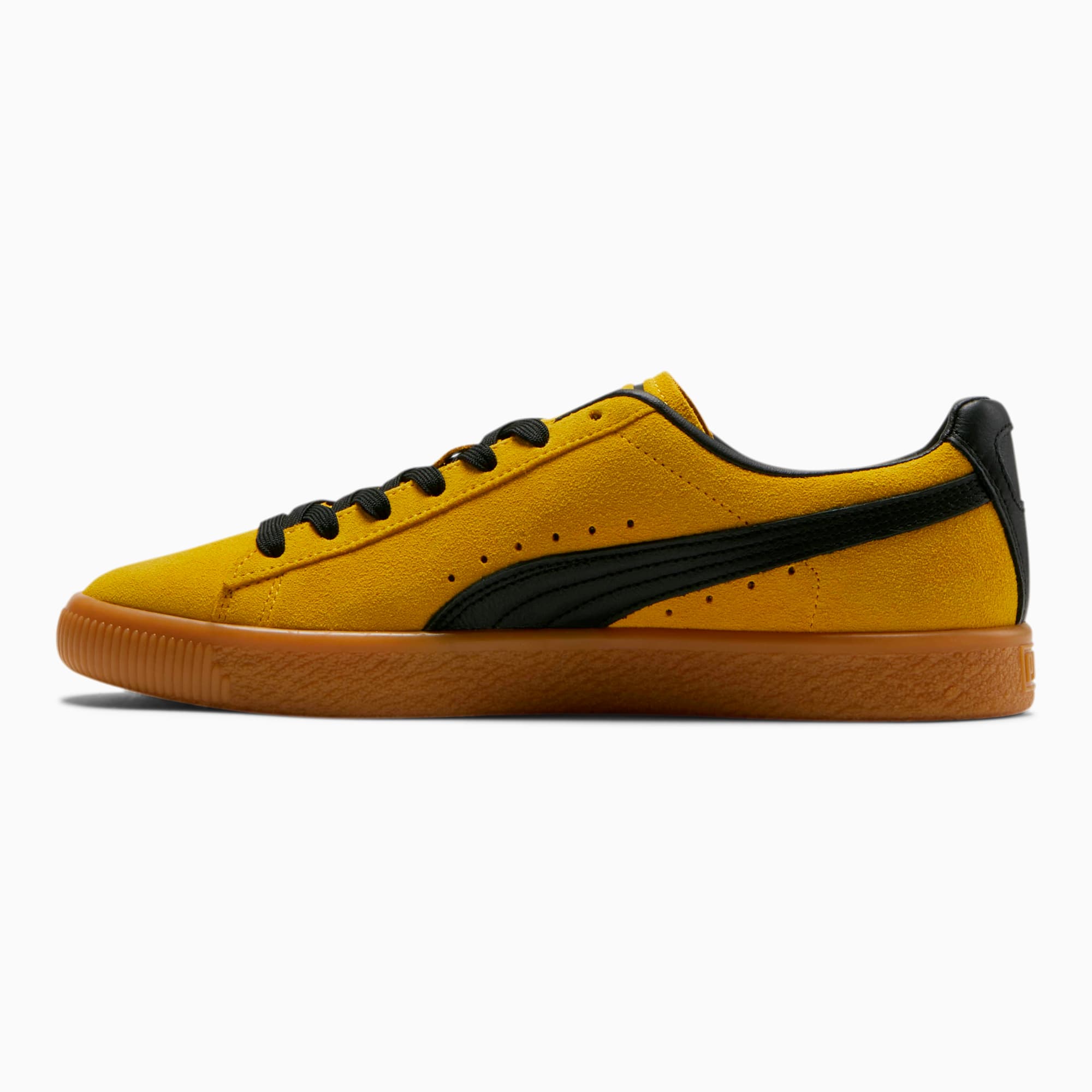 black and yellow puma sneakers