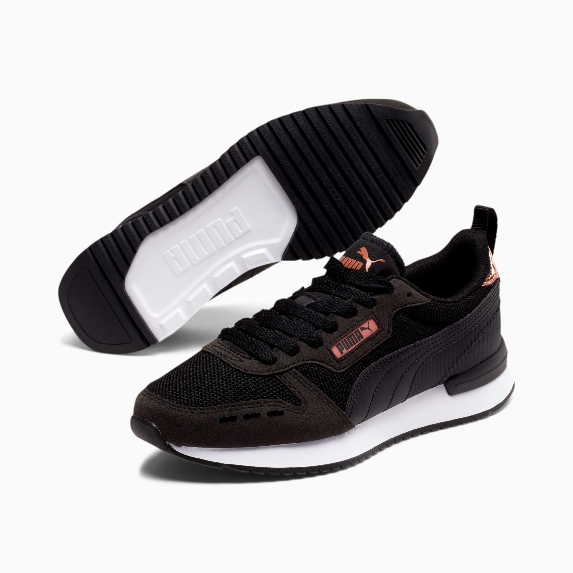 puma womens black and gold