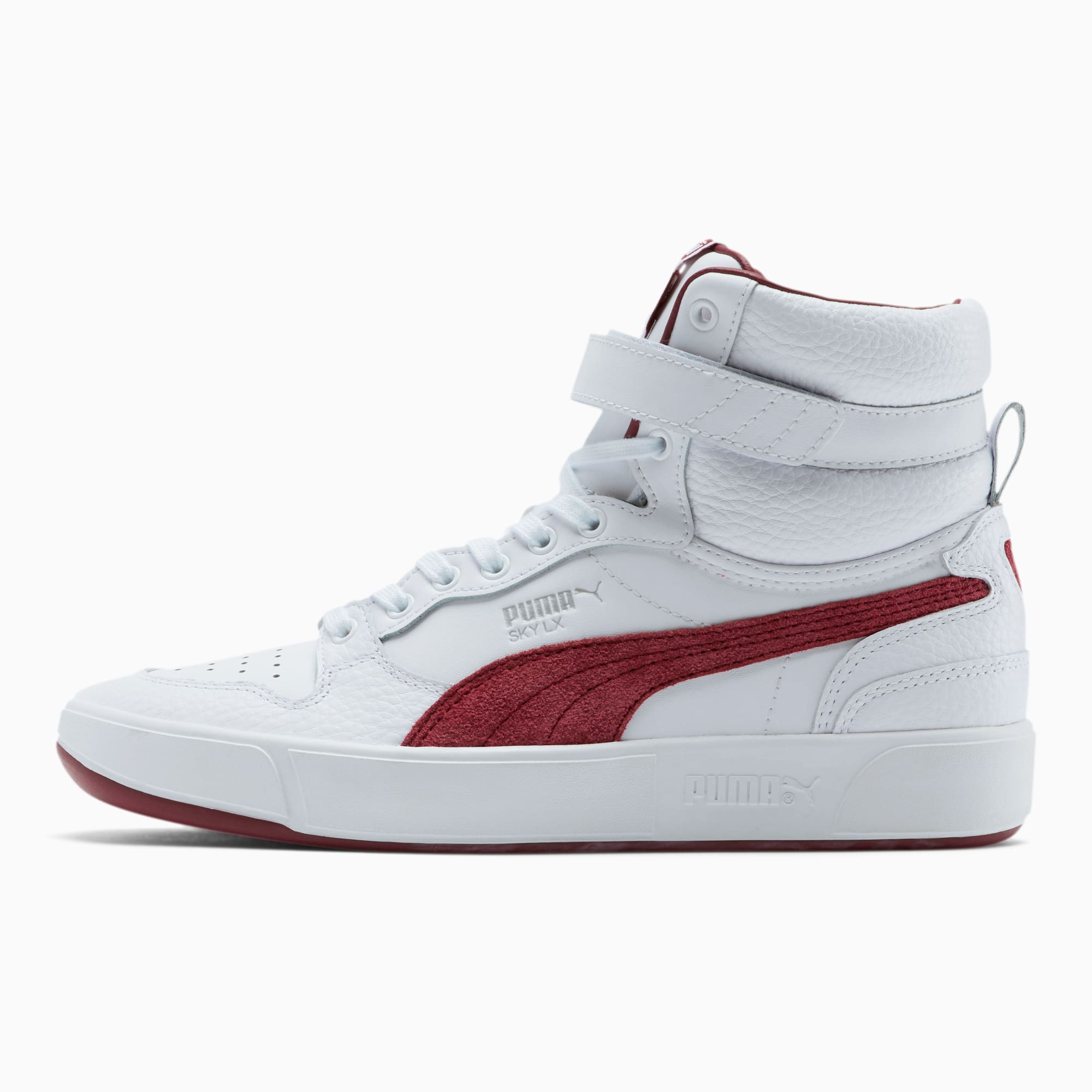 puma hoops white