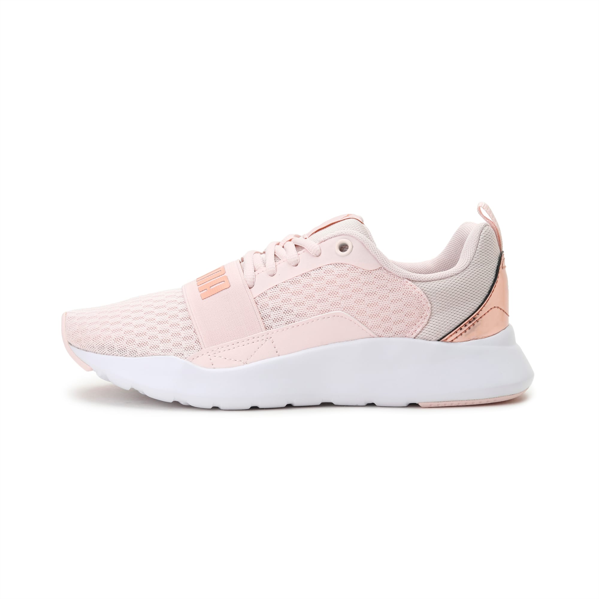 puma metallic trainers