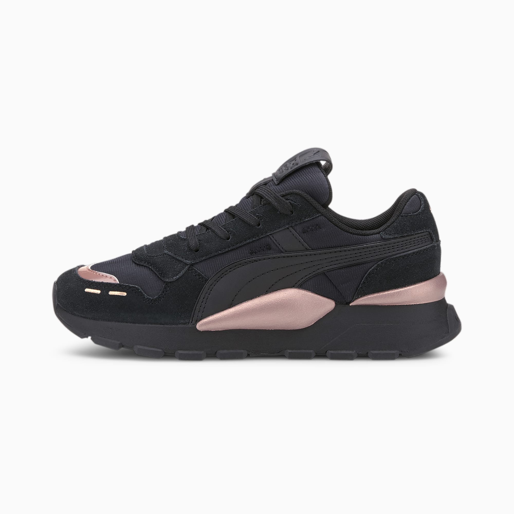 black and rose gold puma shoes