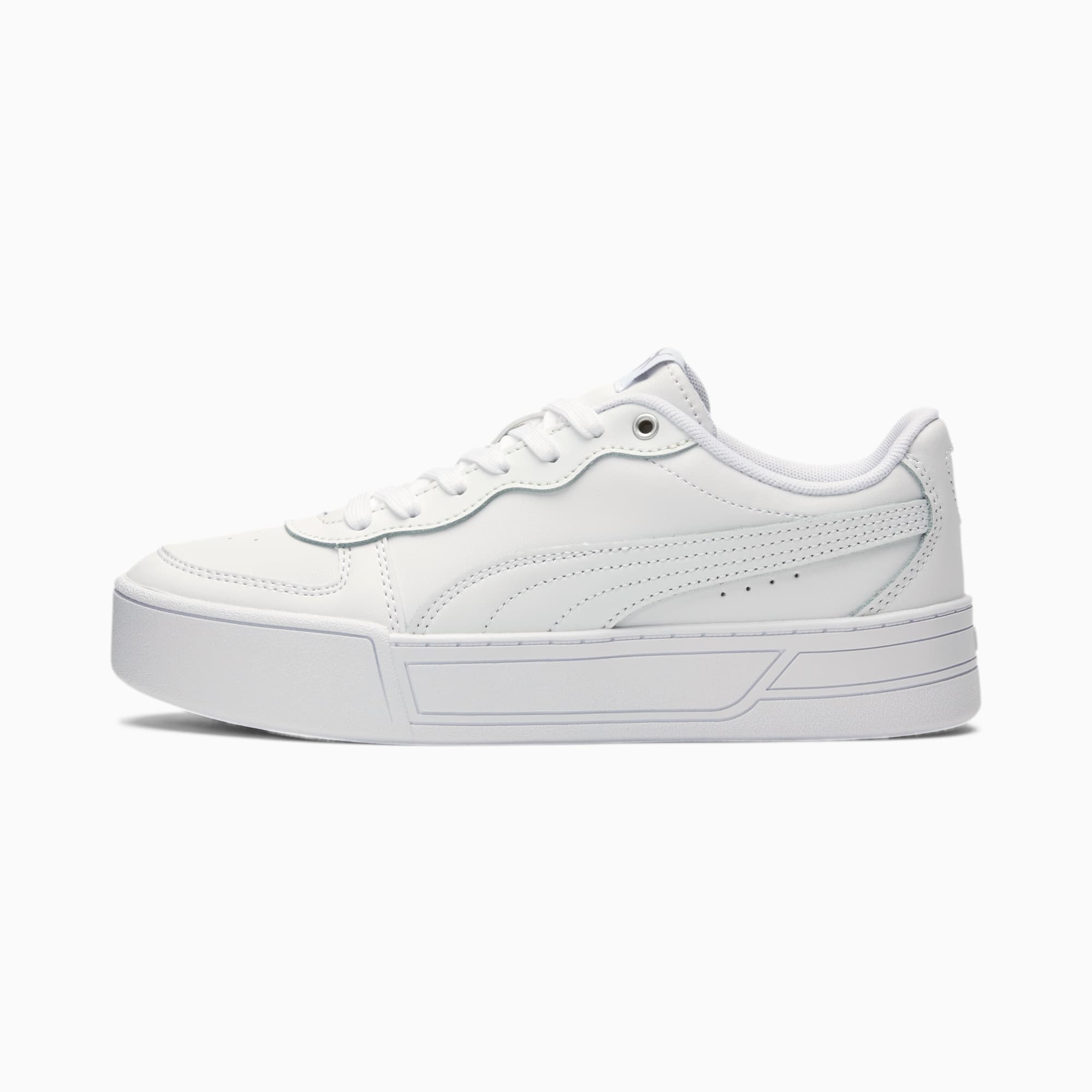  PUMA Zapatillas Skye para mujer, Puma White-puma White-puma  Silver-gray Violet : Ropa, Zapatos y Joyería