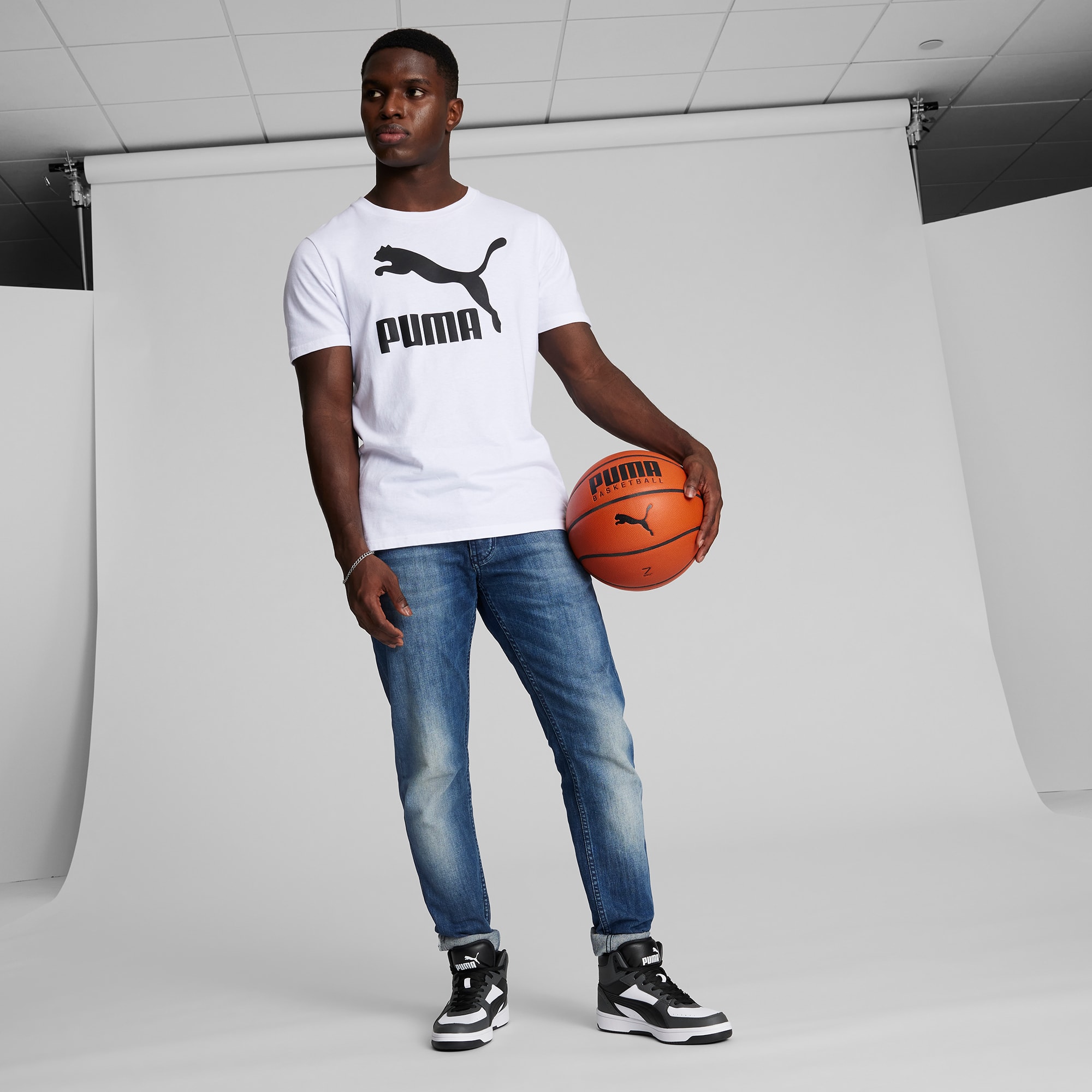 Rebound Short Sleeve Basketball Tee Men, PUMA Shop All Puma