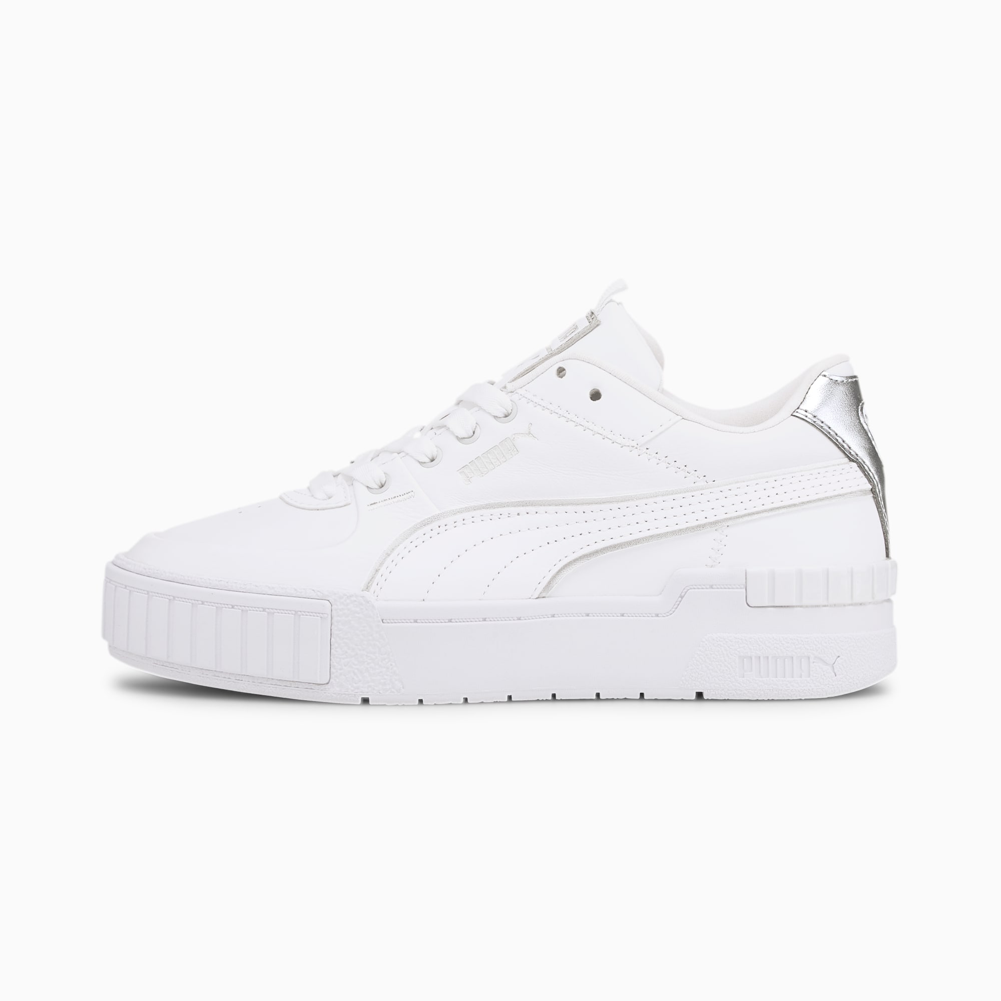 white puma cali trainers