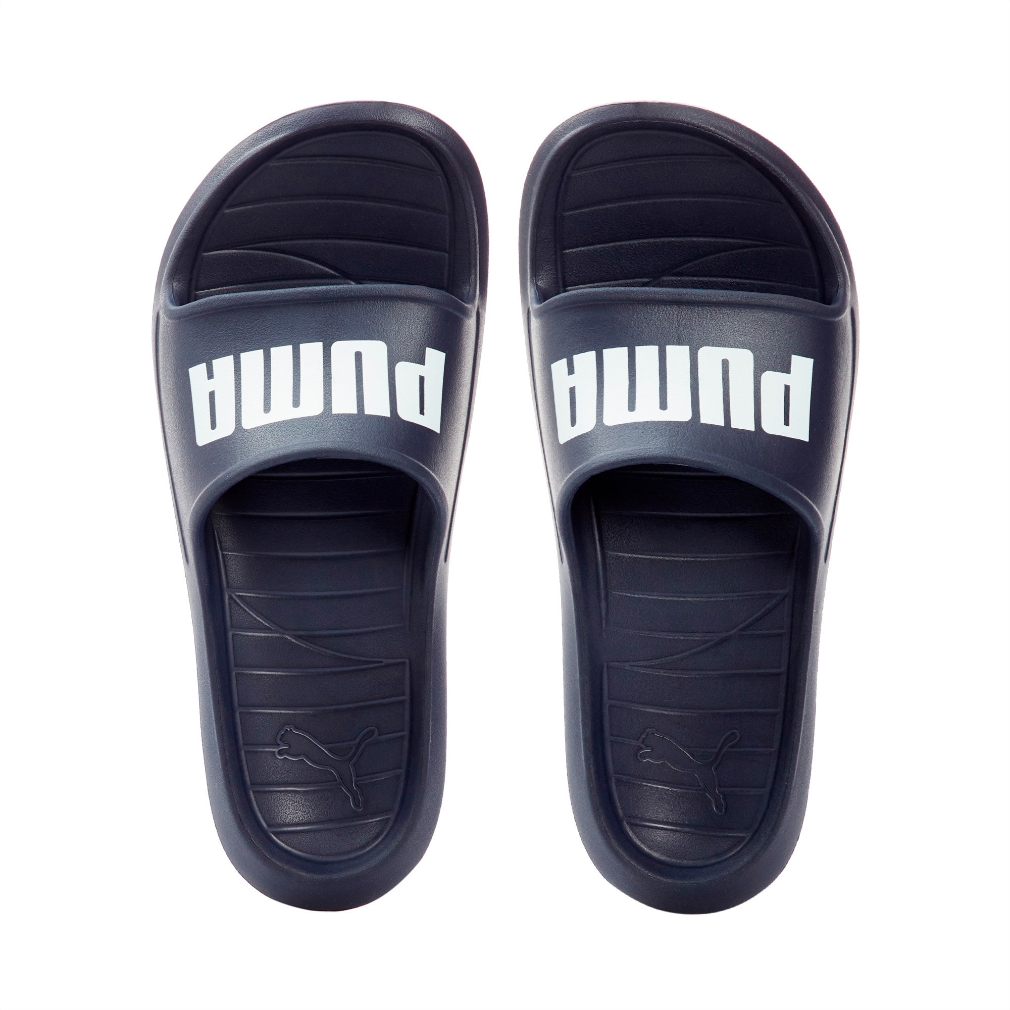 Puma slides top white clear
