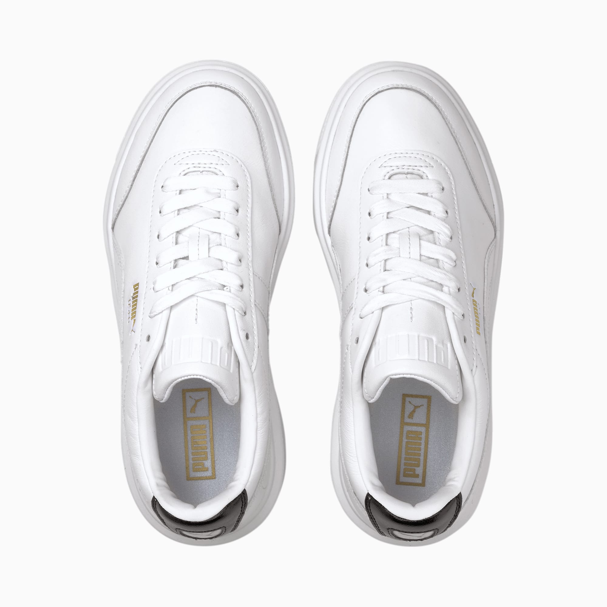 Puma oslo femme trainers in white and sage shop