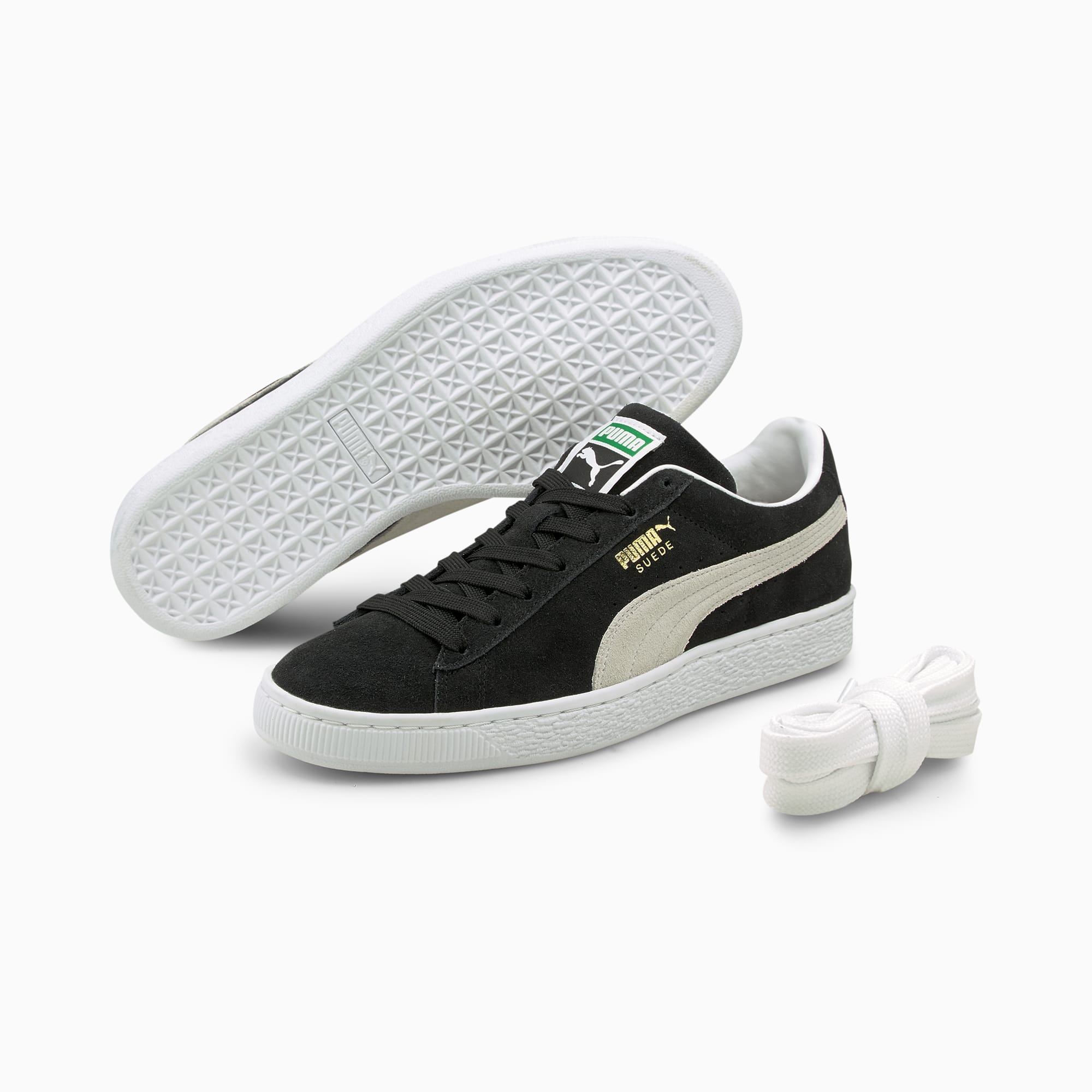 Puma suede on sale classic white