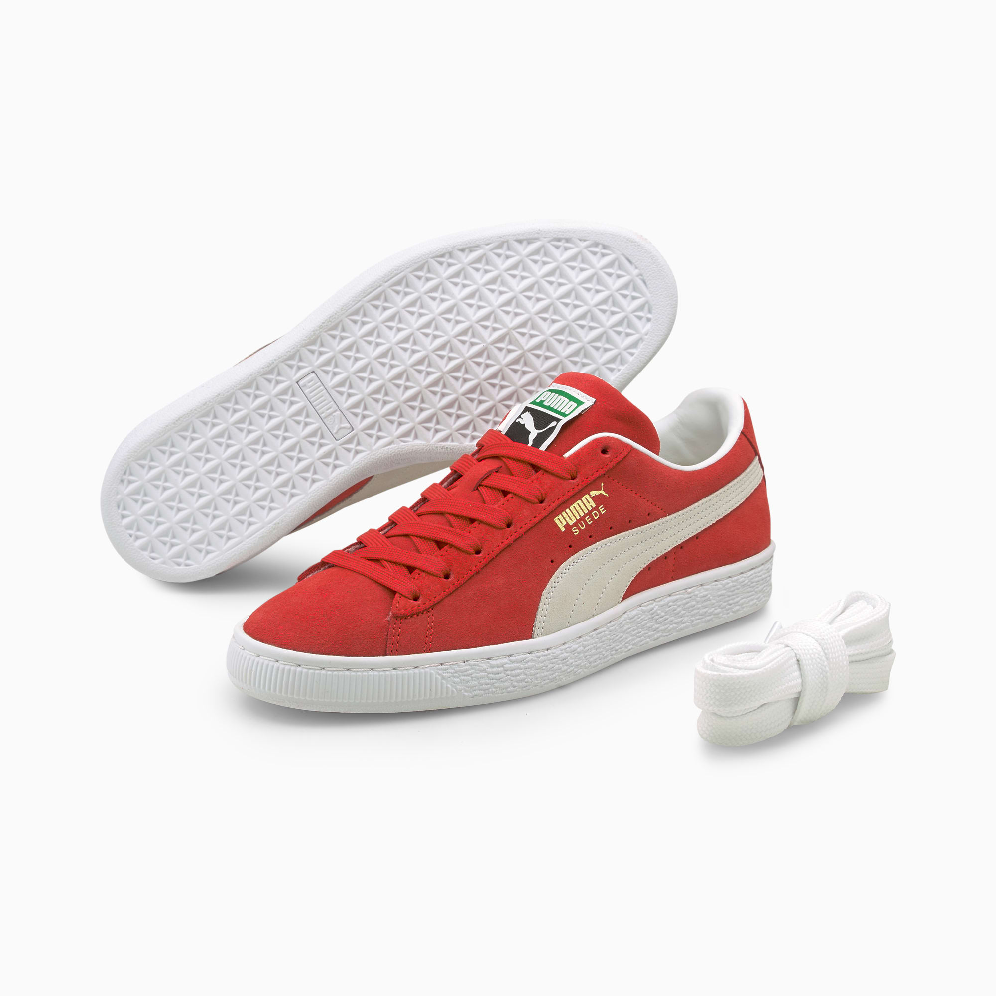 Puma super suede hotsell vermelho