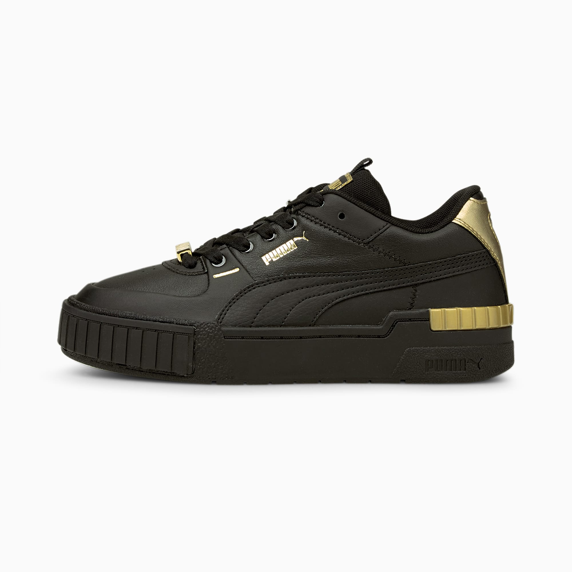 puma cali black trainers