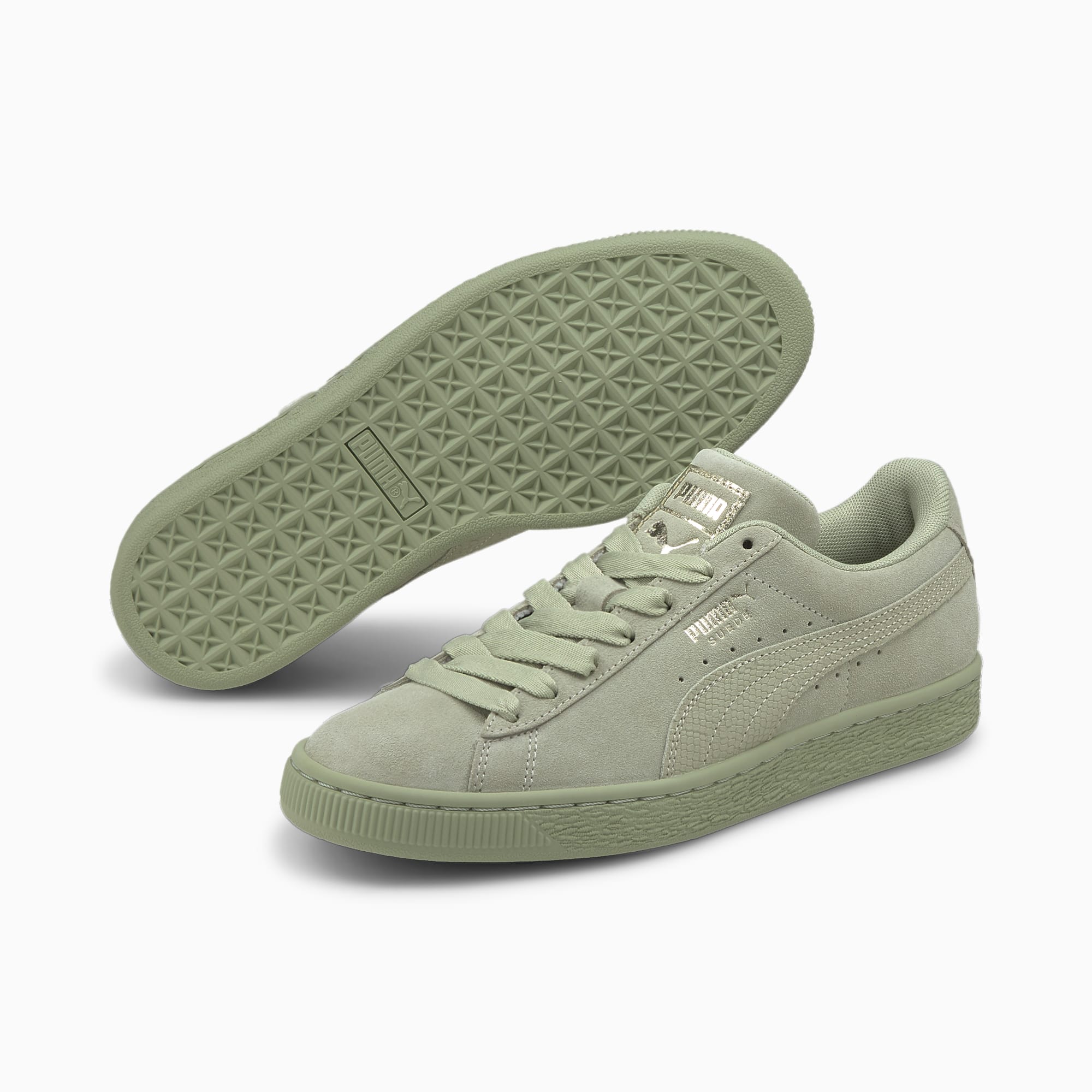 Puma suede 2025 classic verde