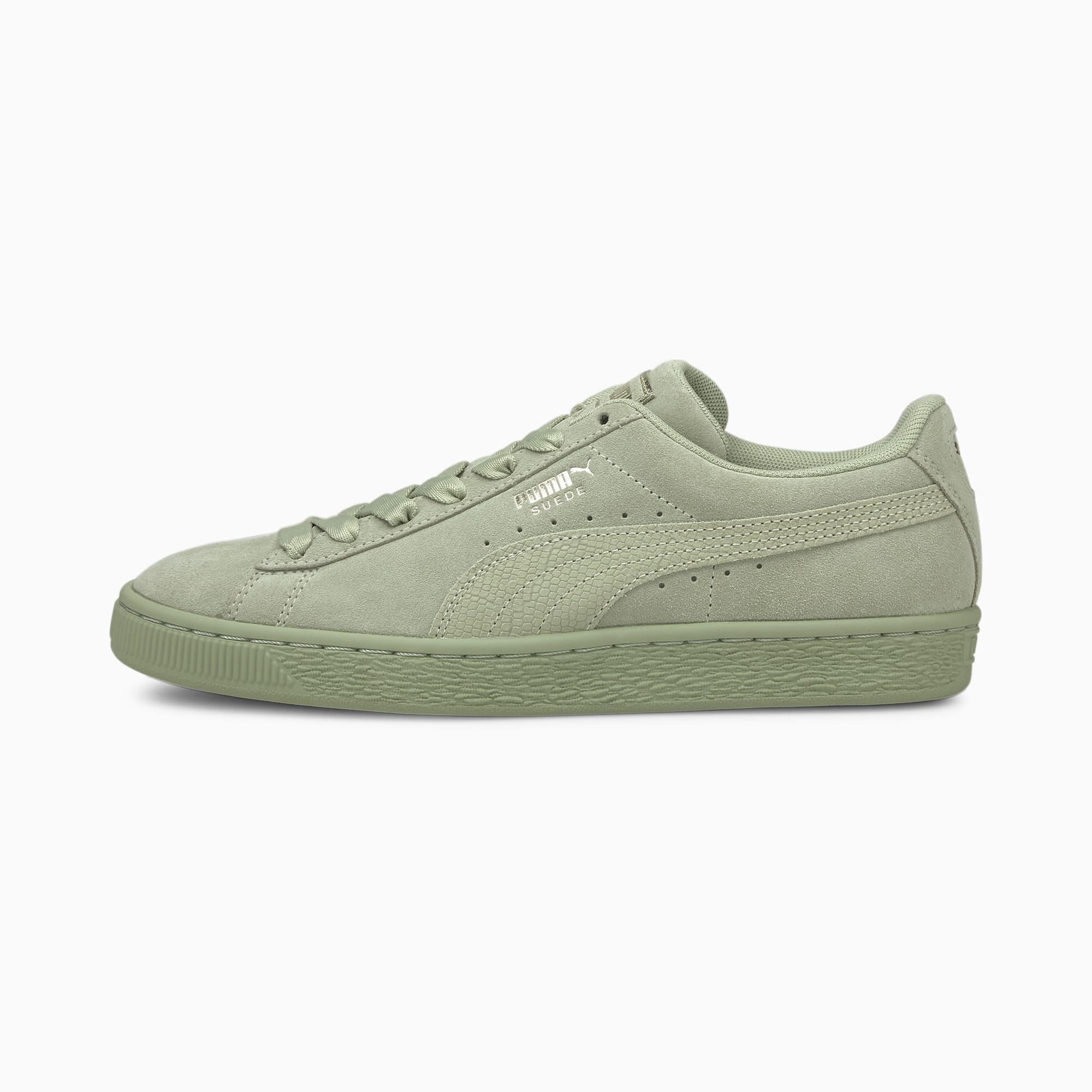 Womens olive green puma sneakers sale