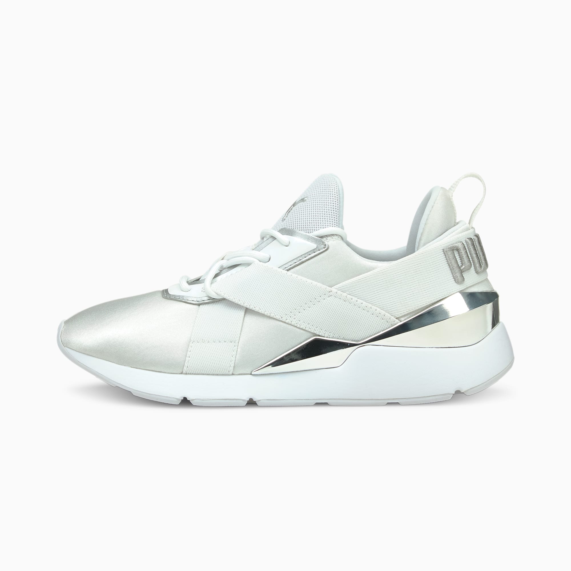 Puma women's muse metallic casual sneakers sales
