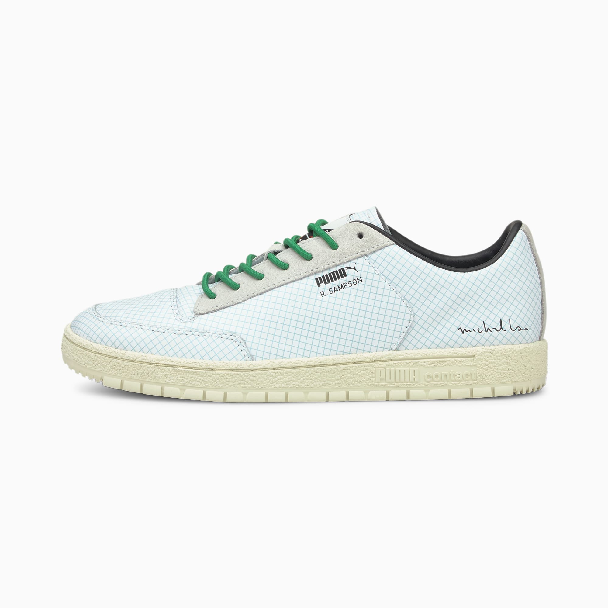 PUMA x MICHAEL LAU Ralph Sampson 70 Lo Sneakers | Puma White-Amazon Green |  PUMA Womens Styles | PUMA Germany