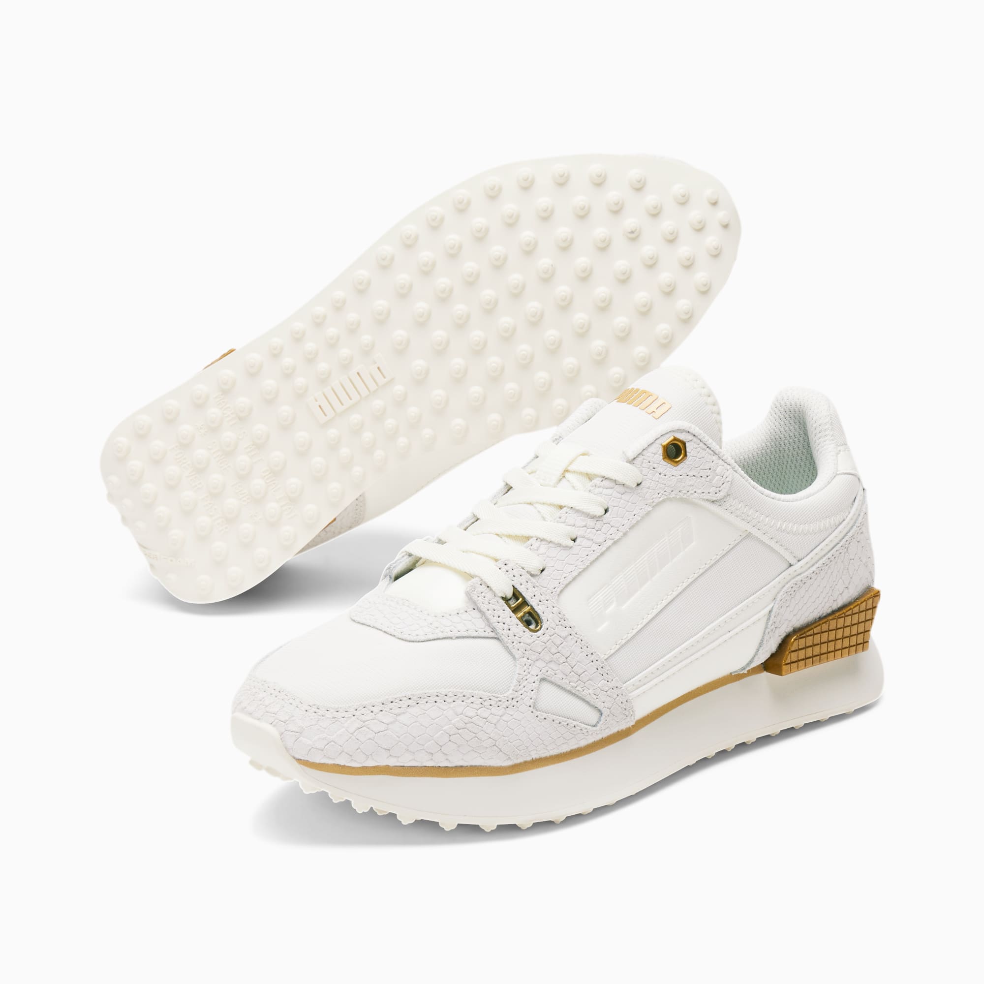 puma metallic sneakers womens