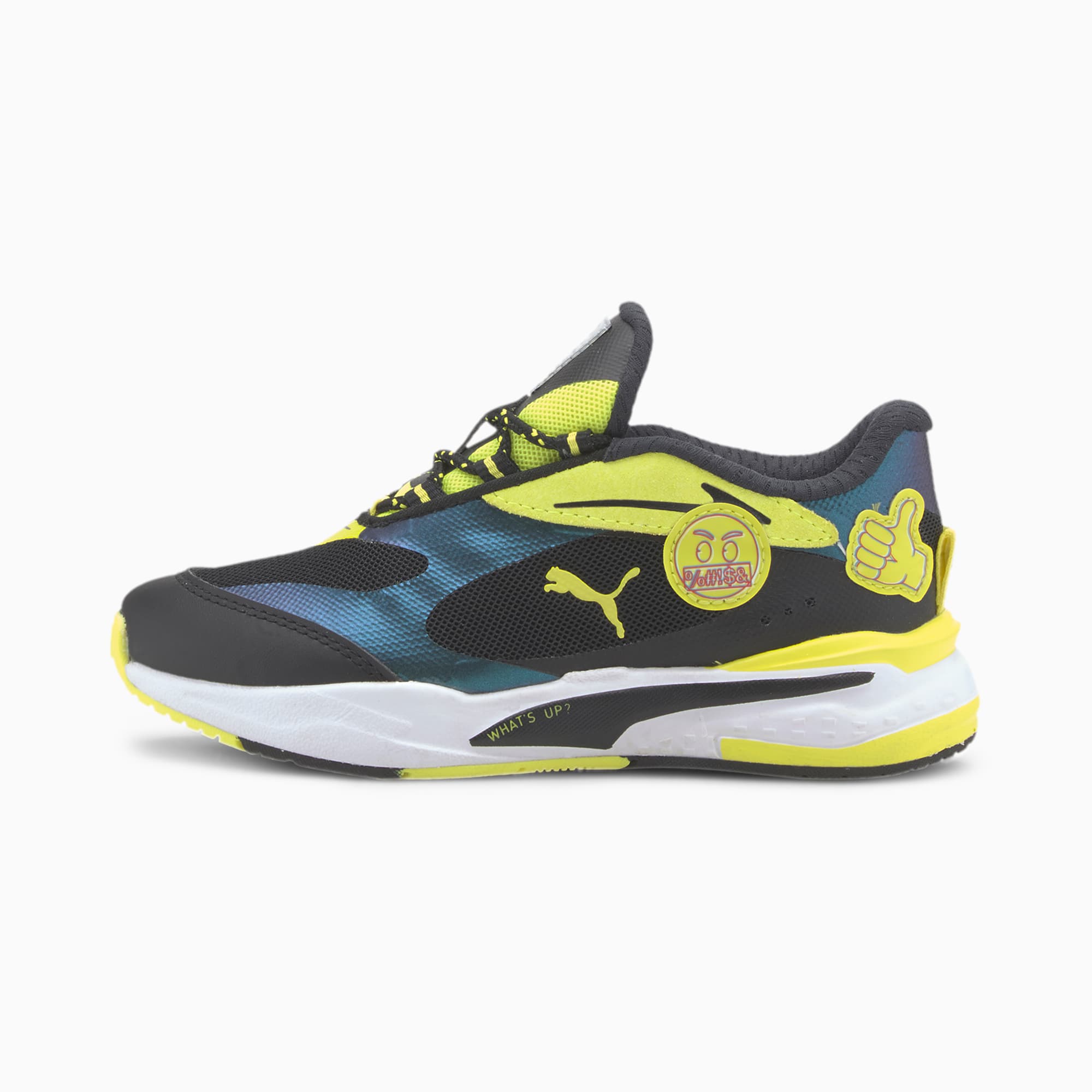 puma shoes yellow and black