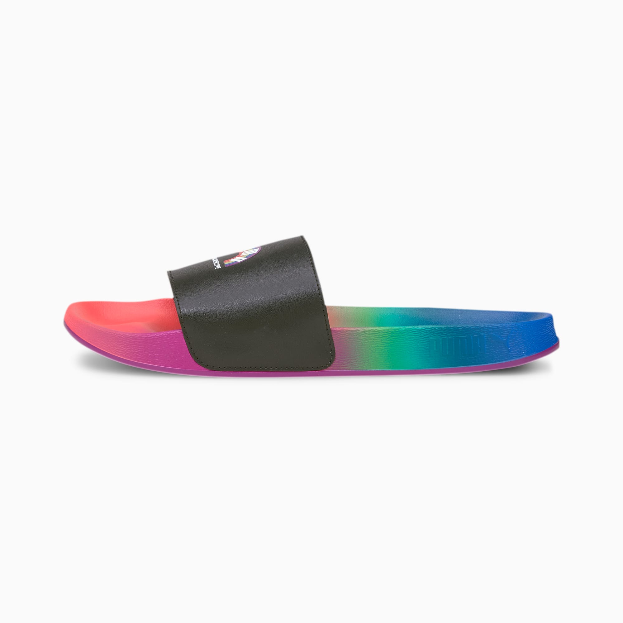 iridescent sandals rainbow