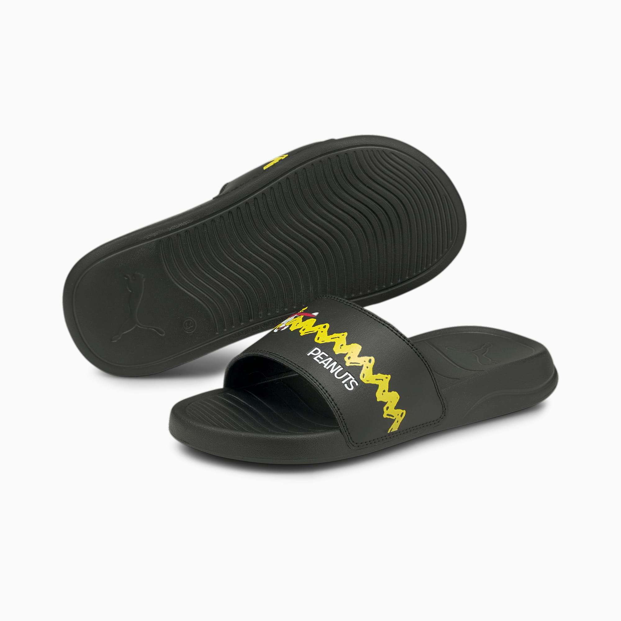gray puma slides