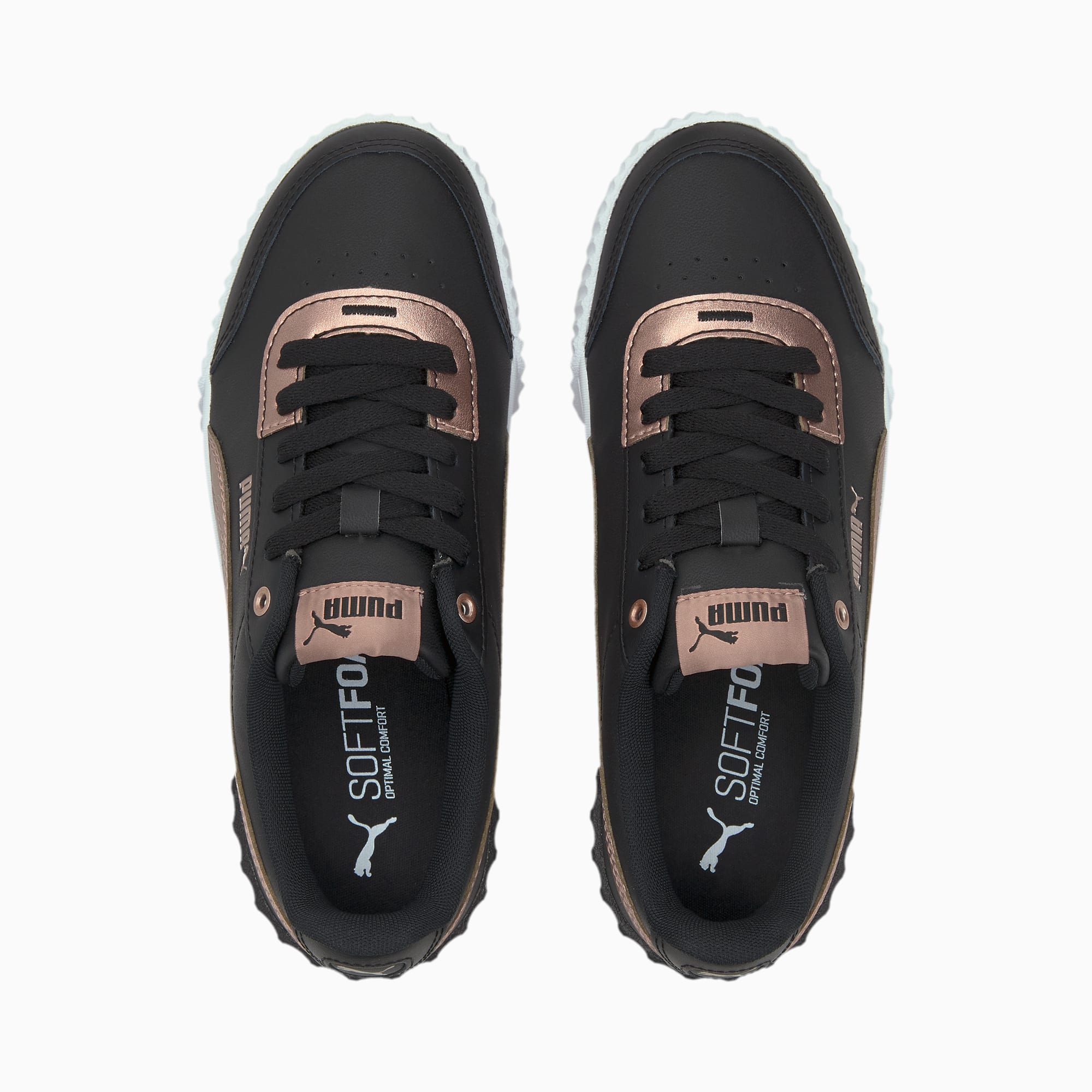 puma carina metallic sneakers