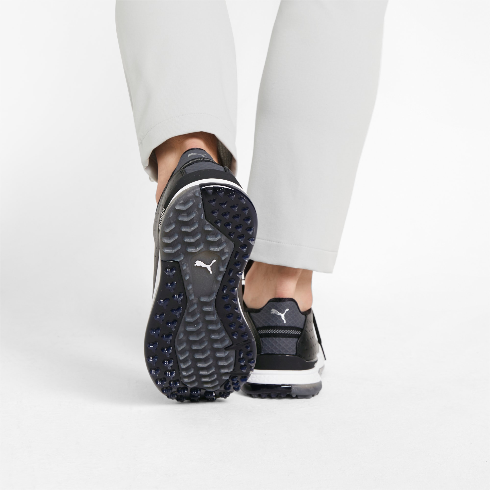 Puma men's grip sport tech spikeless mesh golf shoe clearance