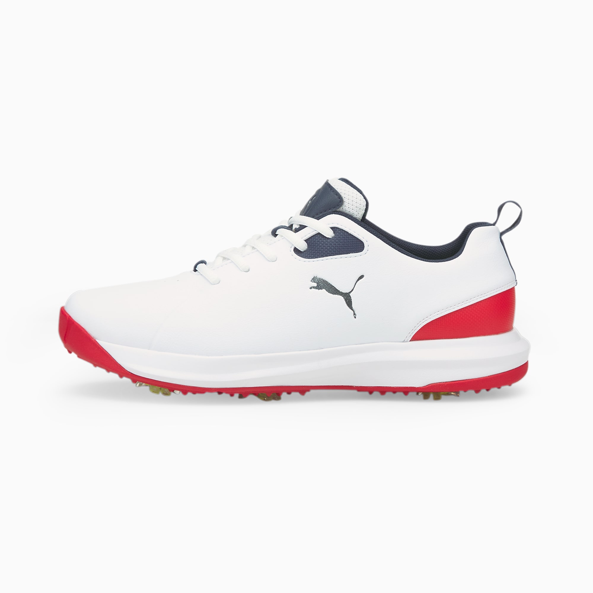 FUSION FX Tech Men's Golf Shoes | Puma White-Navy Blazer-Ski Patrol ...