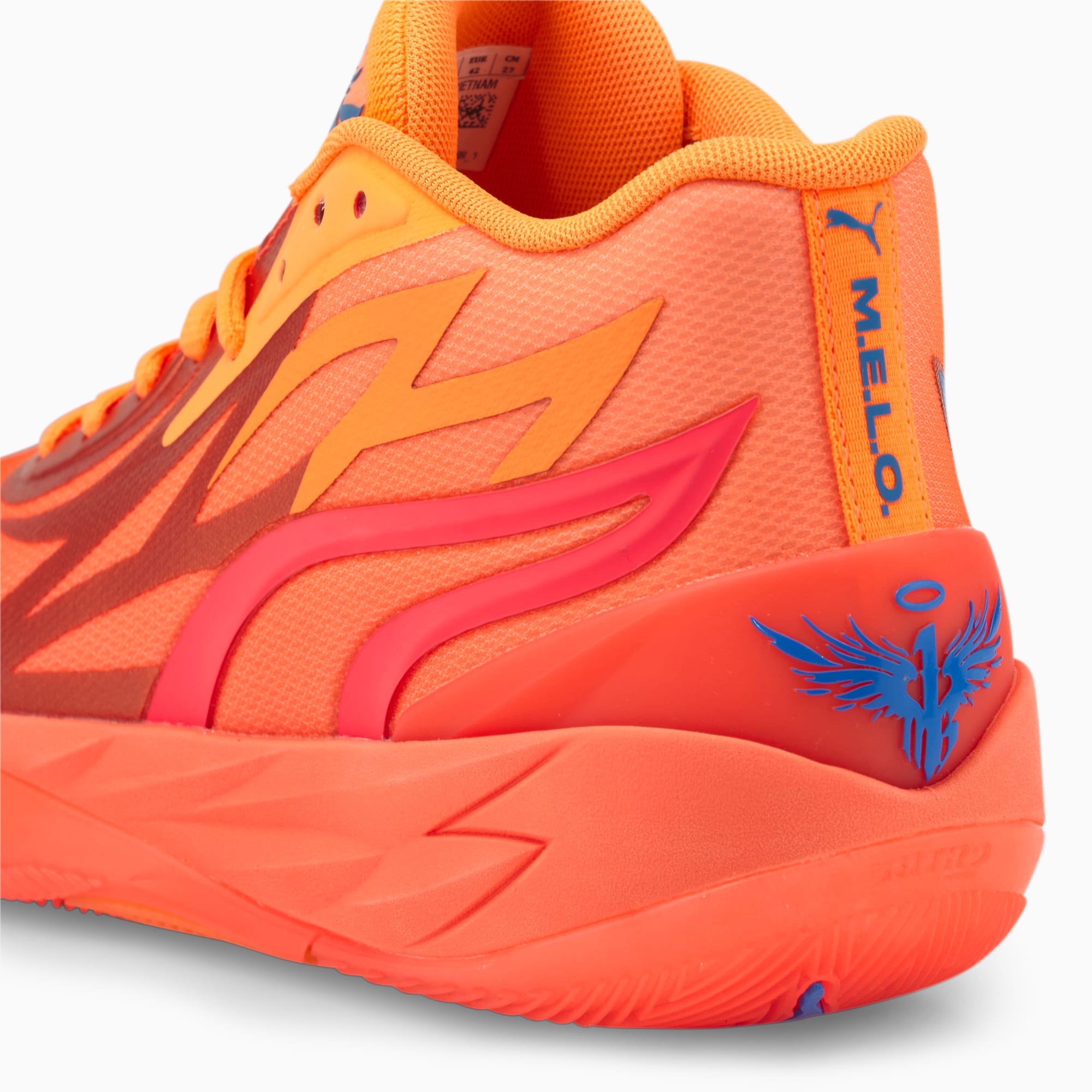 Orange puma basketball shoes discount