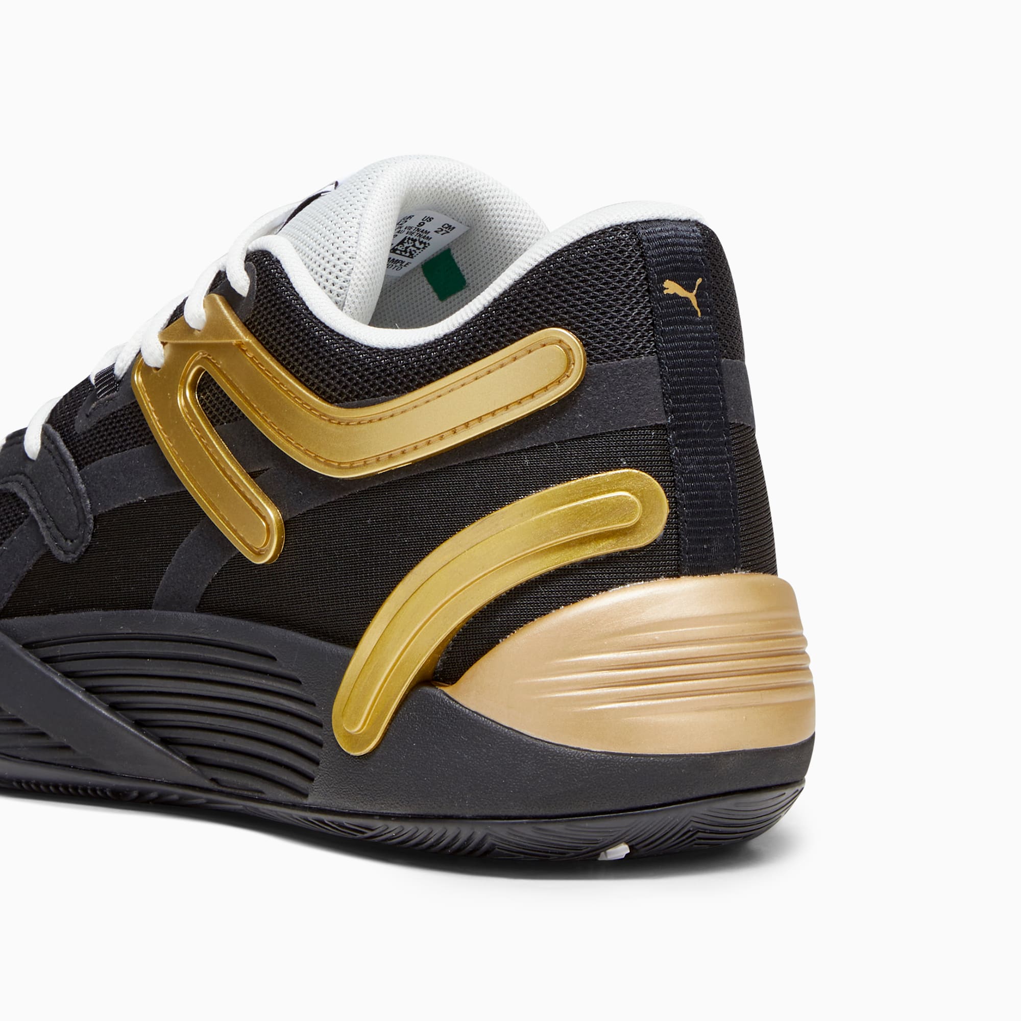 TRC Blaze Court Basketball Shoes PUMA Black Sedate Gray PUMA