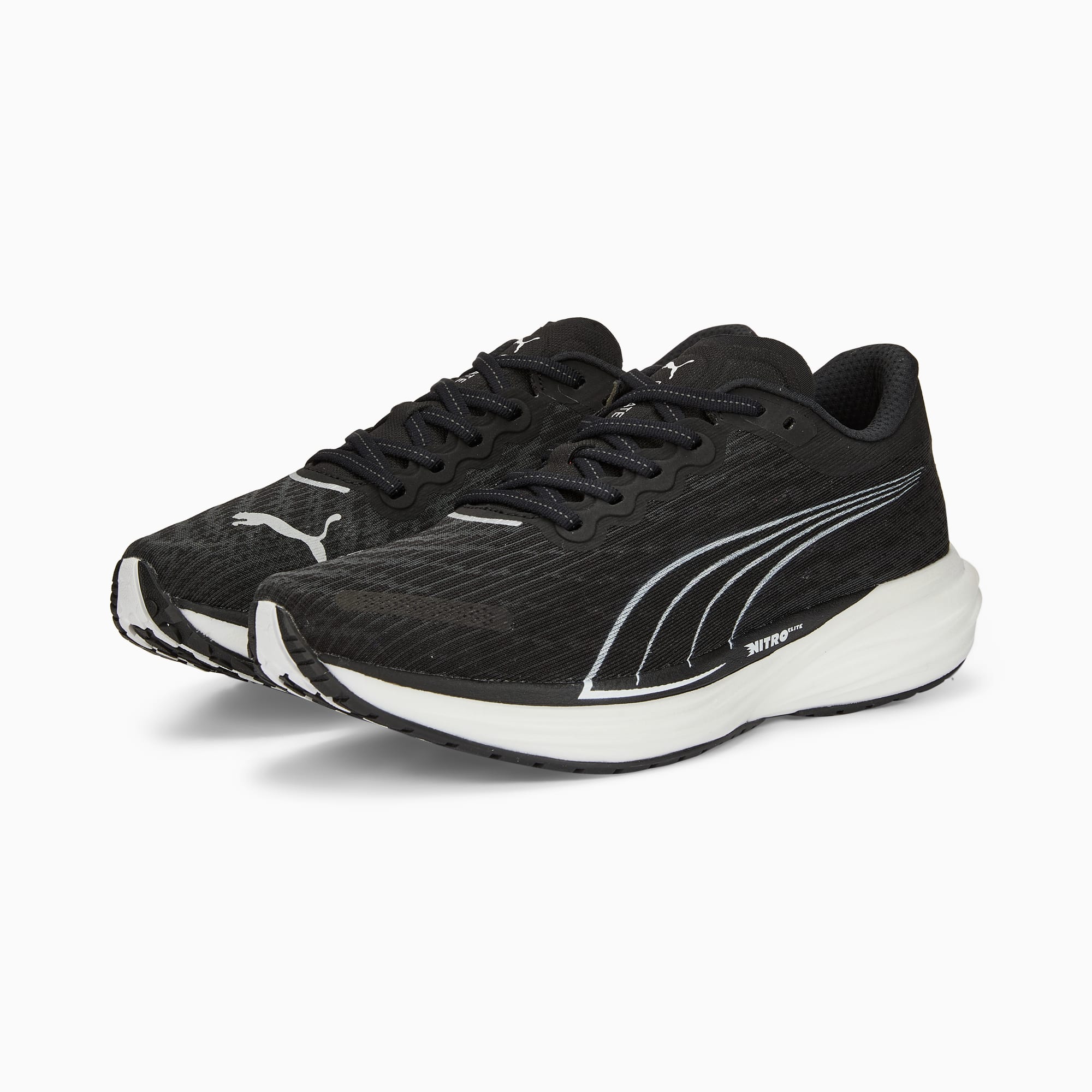 Zapatillas Puma Deviate Nitro 2 Hombre Running Azul