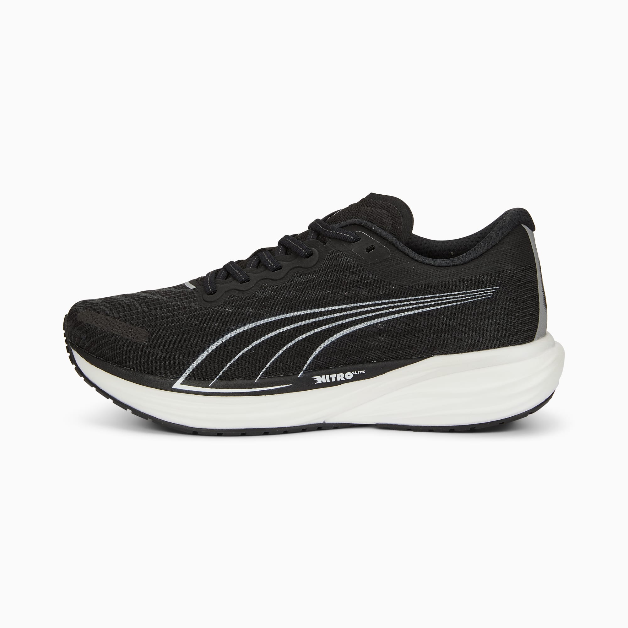 Puma DEVIATE NITRO 2 - Zapatillas de running neutras - speed green cool  dark gray/verde 