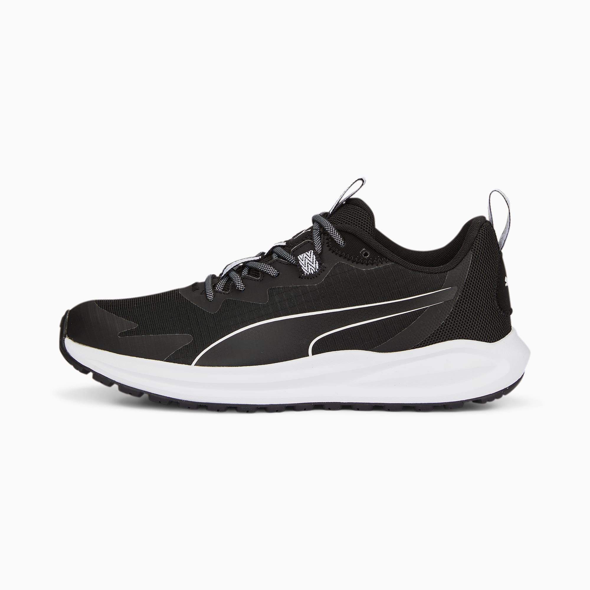 Twitch Runner Trail Shoes | Puma Black-Puma White | PUMA Shop All Puma ...