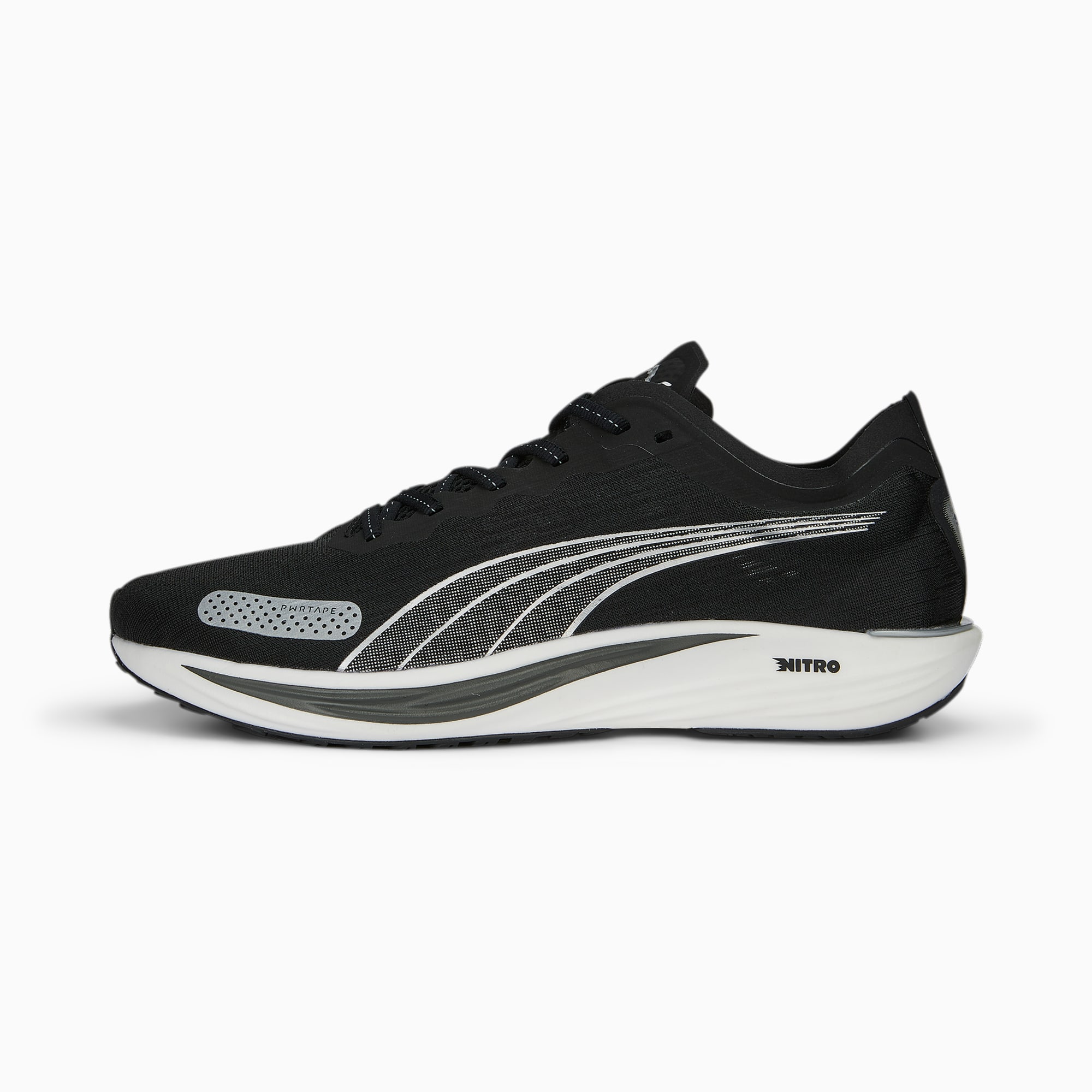 Liberate Nitro 2 Men's Running Shoes, PUMA Black-PUMA Silver