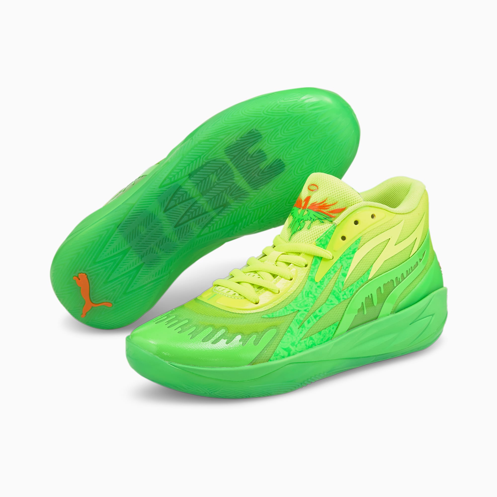 Puma basket sales brights yoyo green