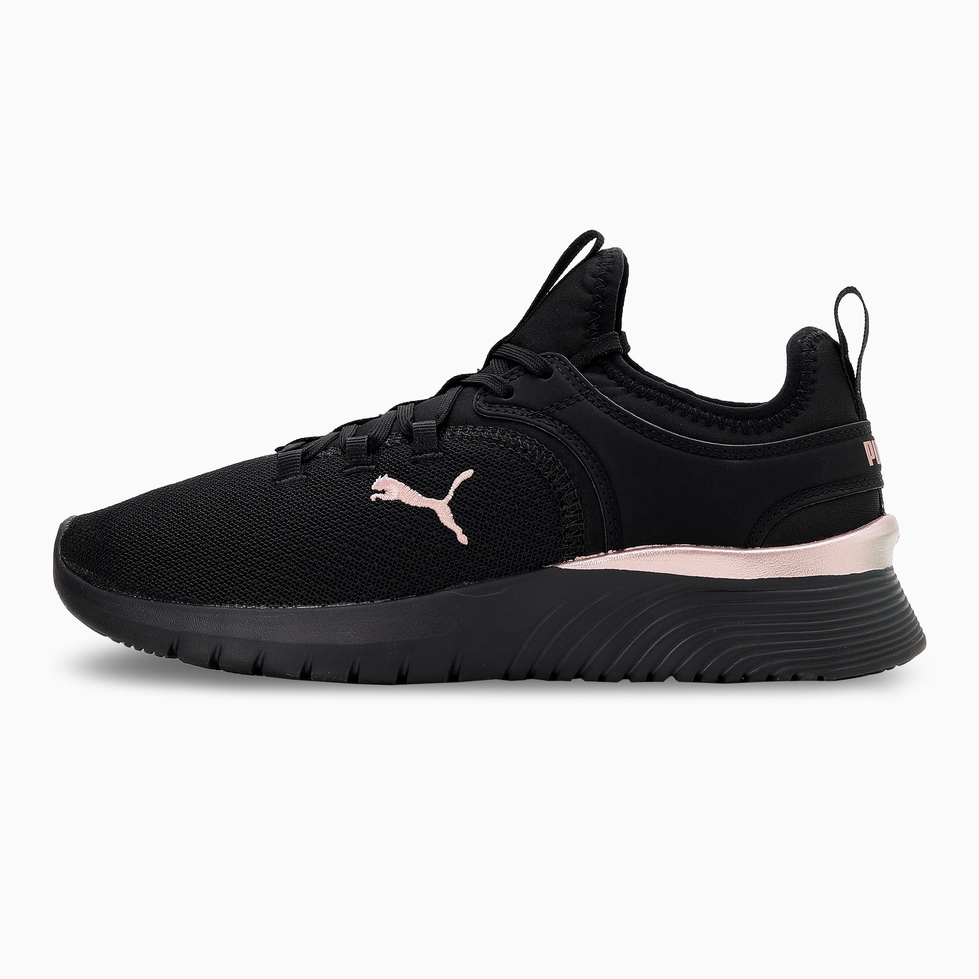 Girls black puma shoes cheap