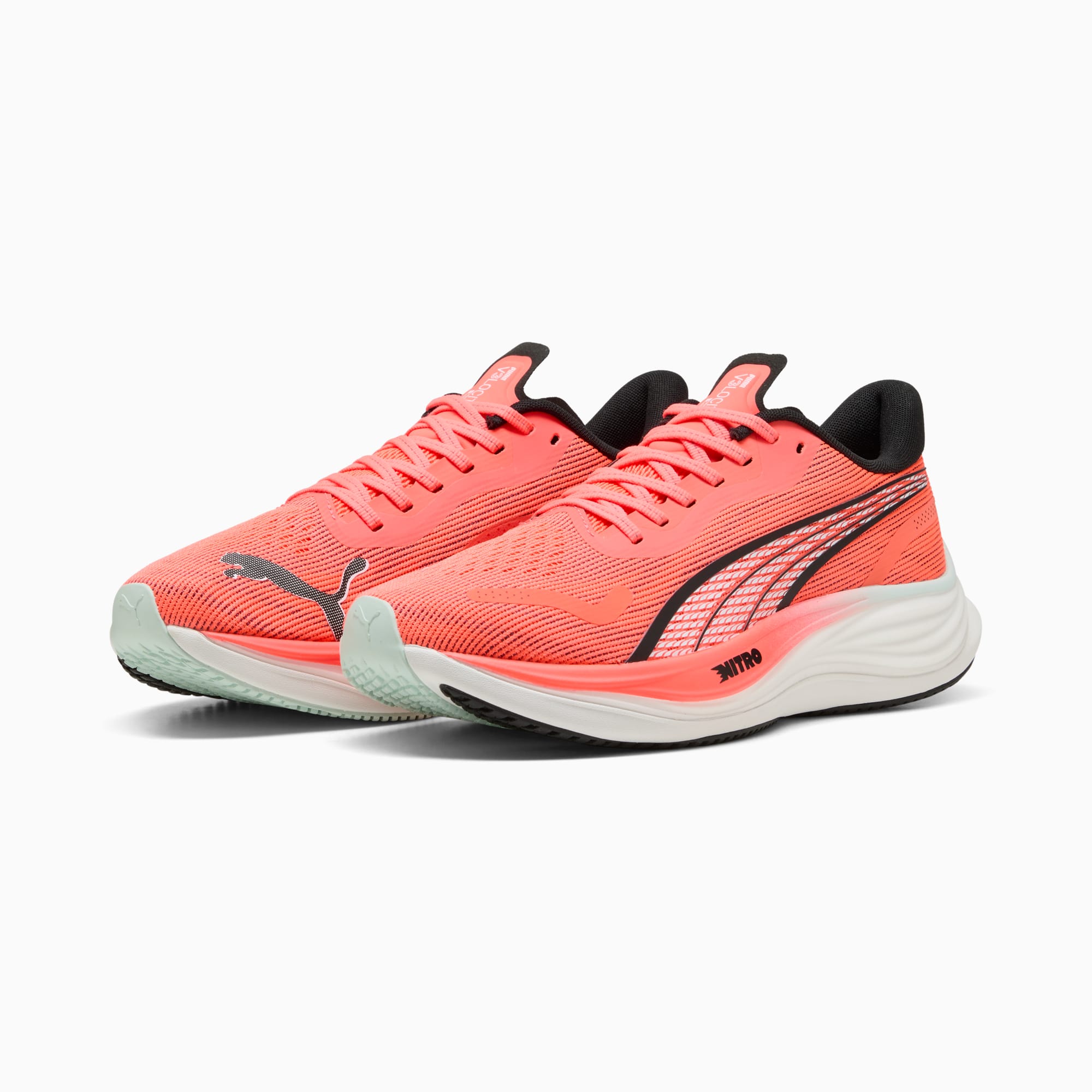 VELOCITY NITRO™ 3 Running Shoes Men, Glowing Red-PUMA Black-PUMA White, large