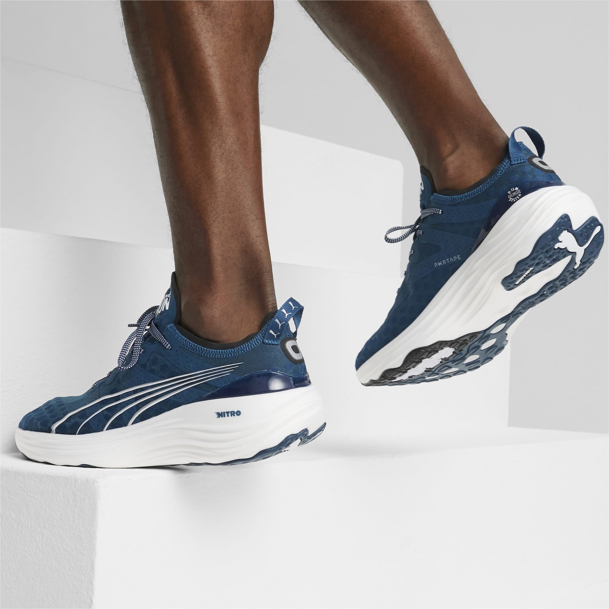 ForeverRun NITRO™ Laufschuhe Herren, Ocean Tropic-PUMA White, large