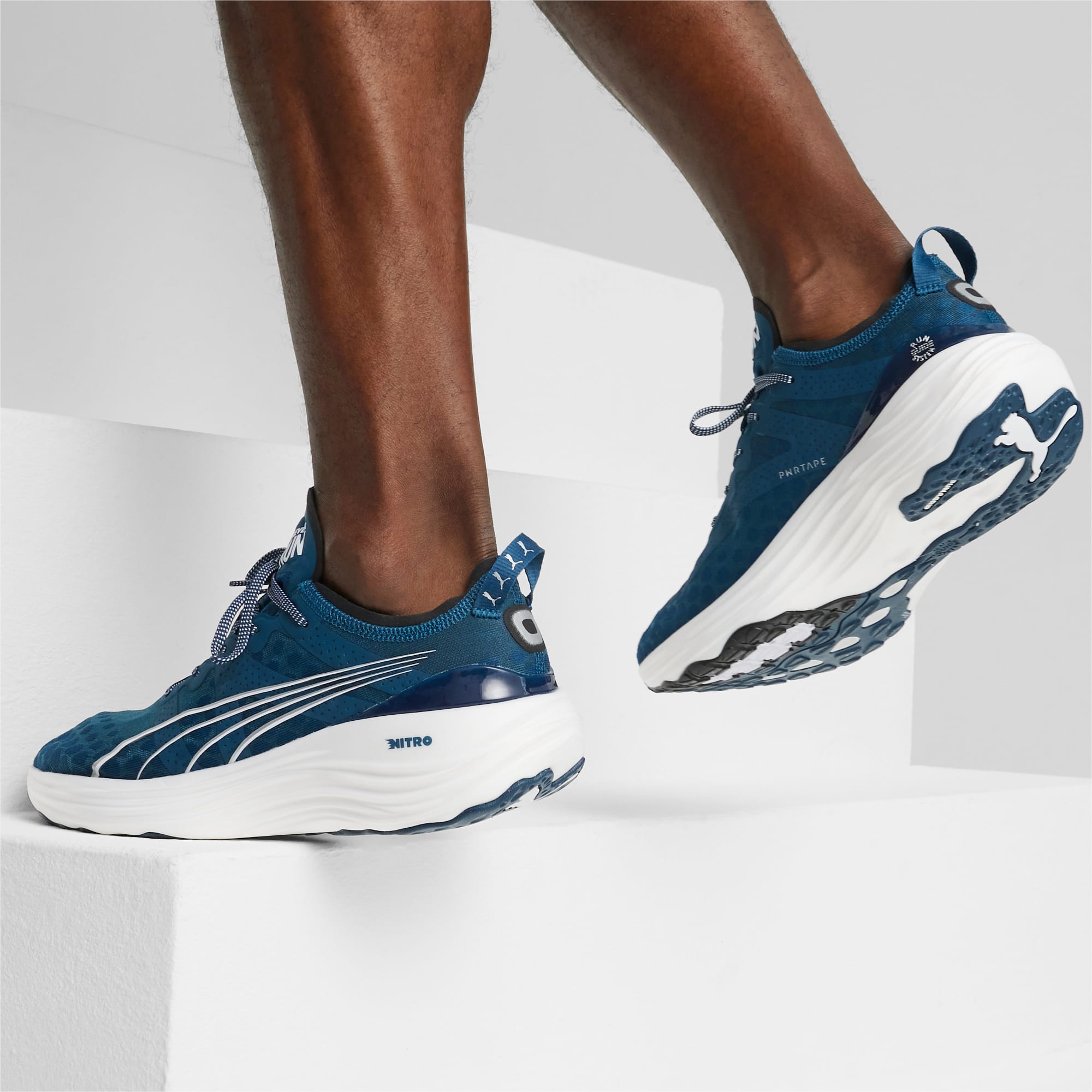 ForeverRun NITRO™ Men's Running Shoes, Ocean Tropic-PUMA White, large
