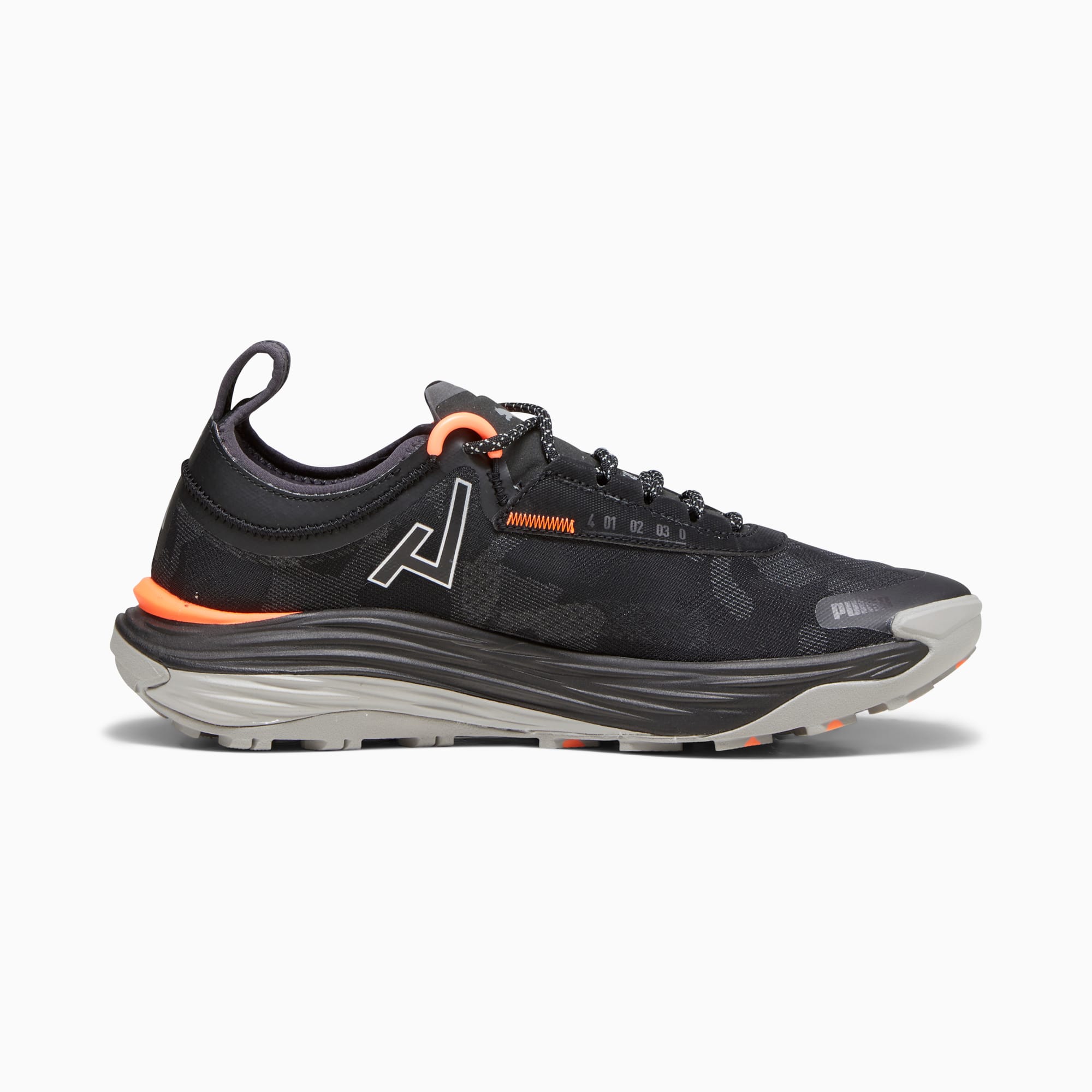 Puma Voyage Nitro 3 GORE TEX Men s Trail Running Shoes Black Neon Sun 12