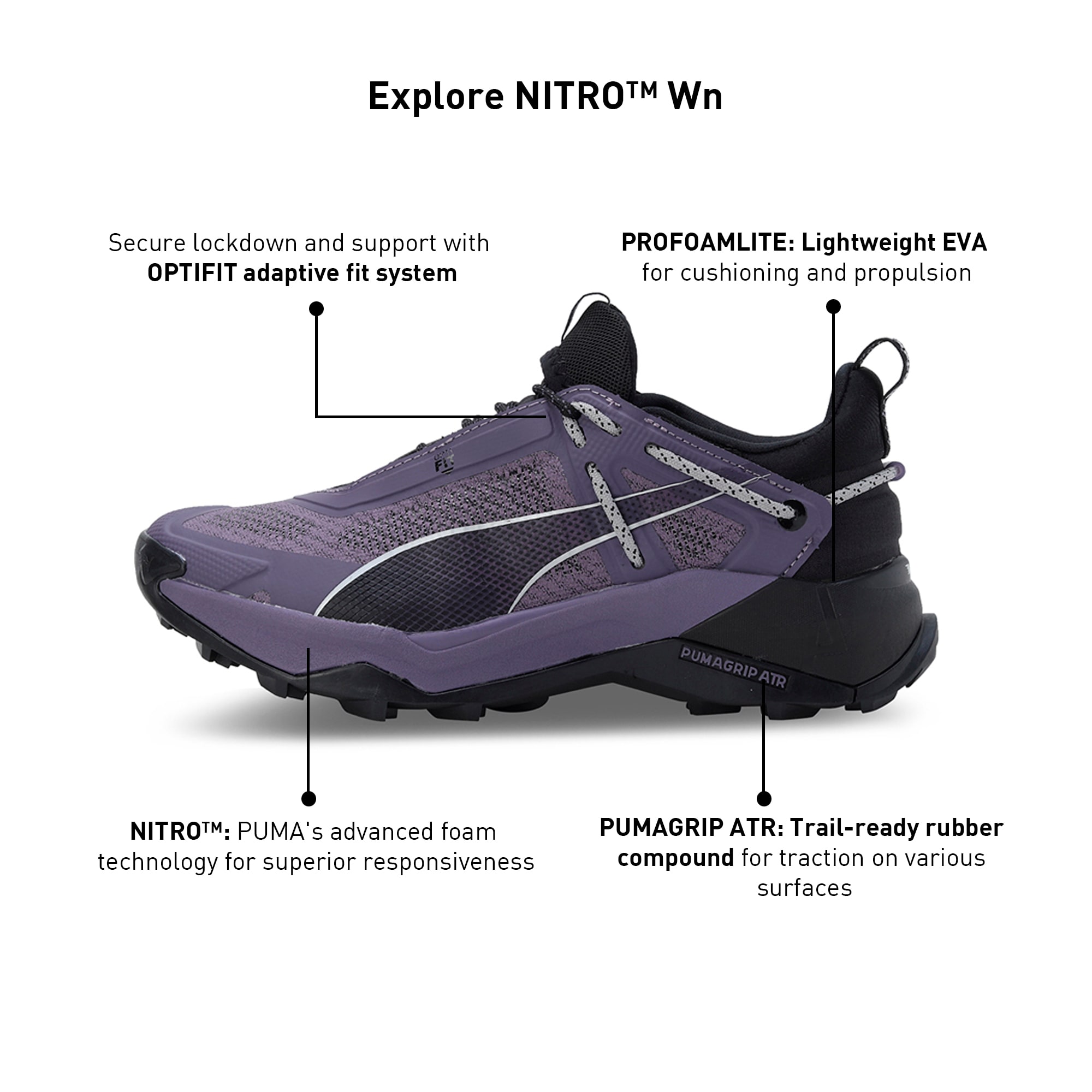 Trekking shoes puma top